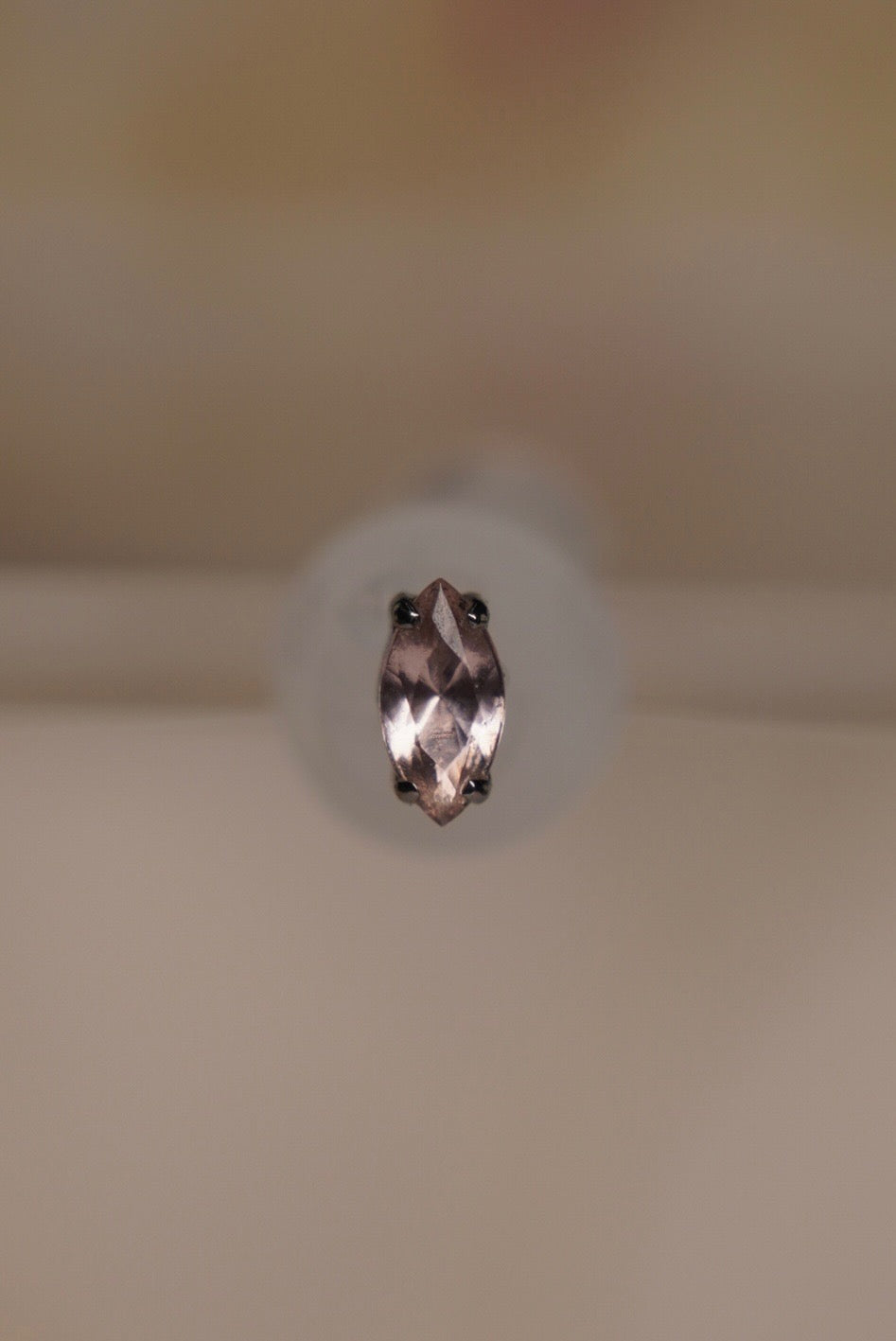 Dusty Morganite Marquise Cut Prong
