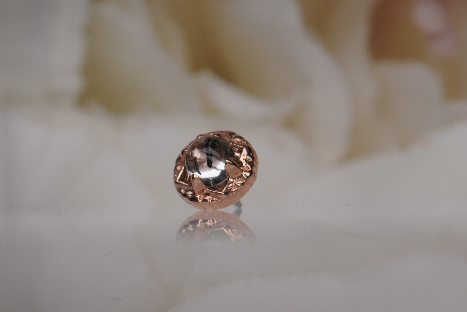 Omega 24 with Tourmalated Quartz