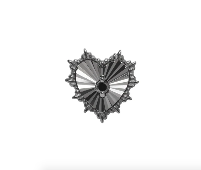Bad Romance in Black Rhodium with Black Diamonds