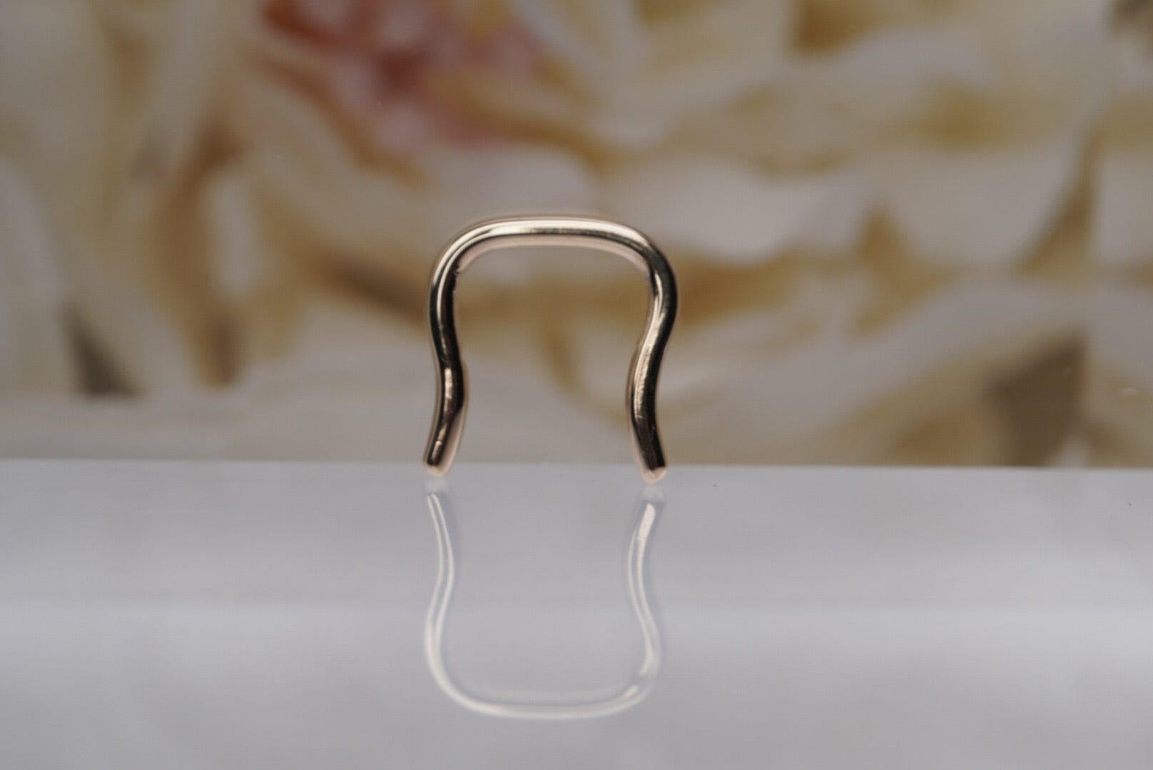 Septum Retainer in Gold- 16g