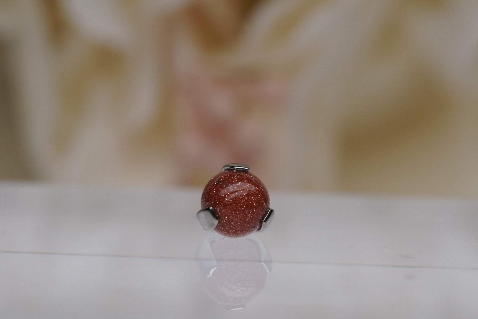 4mm Brown with Sparkles Gem- 12/14g