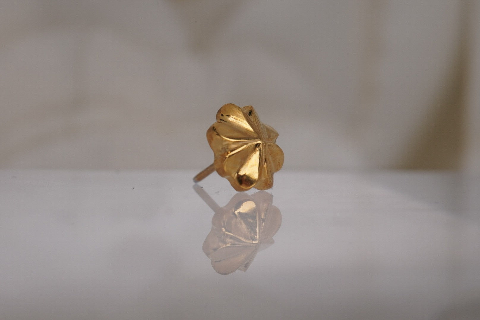 Four Leaf Clover in Yellow Gold