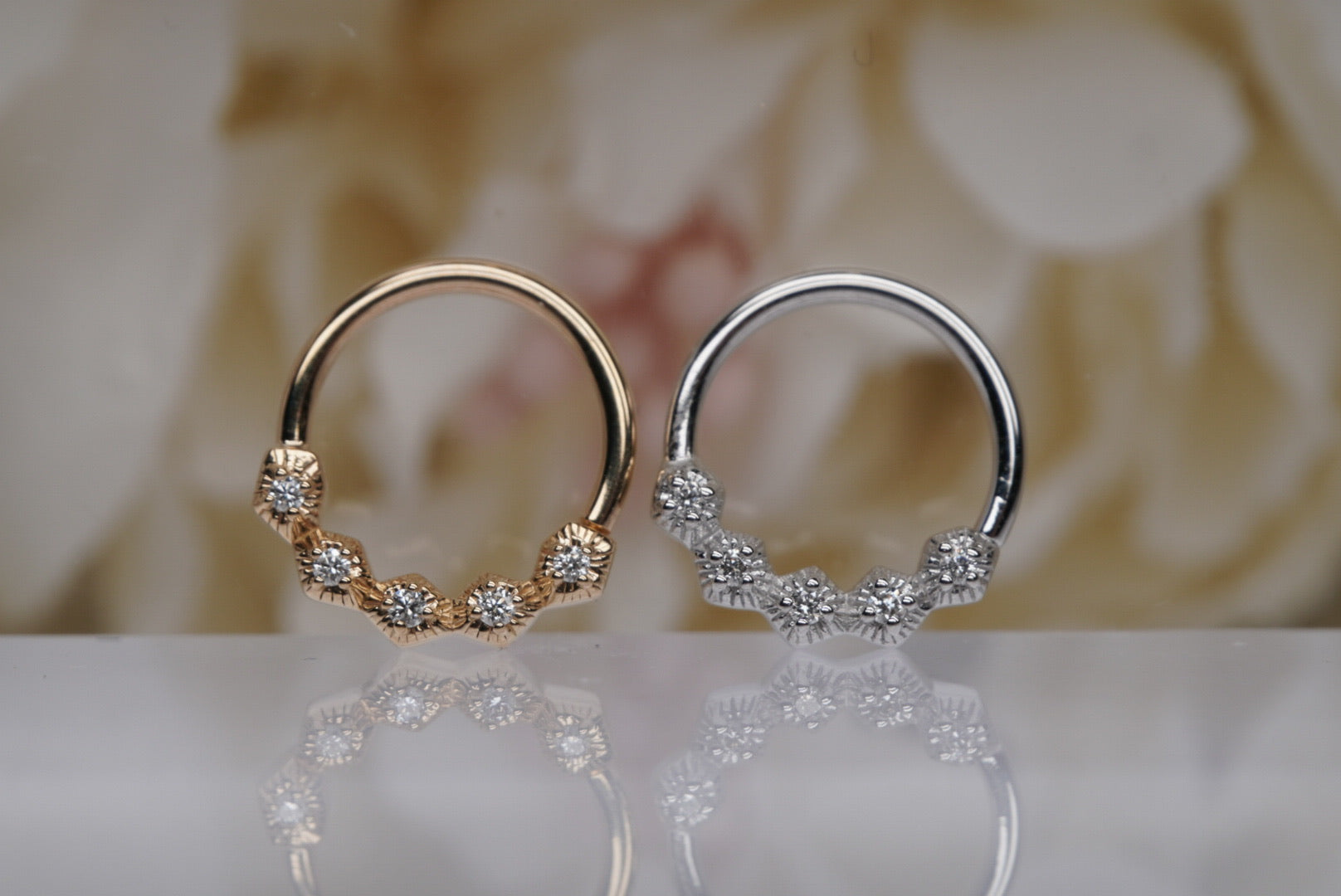 Nova Diamond Seam Ring