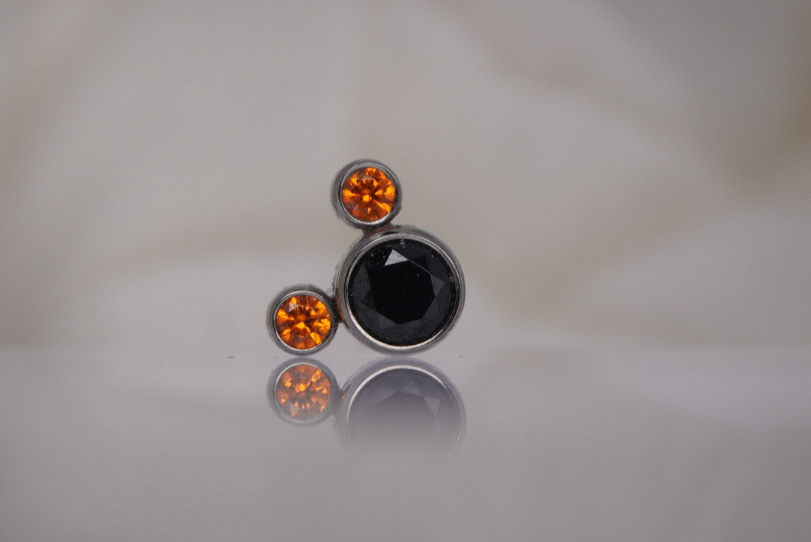 Mickey Head (Black & Orange)