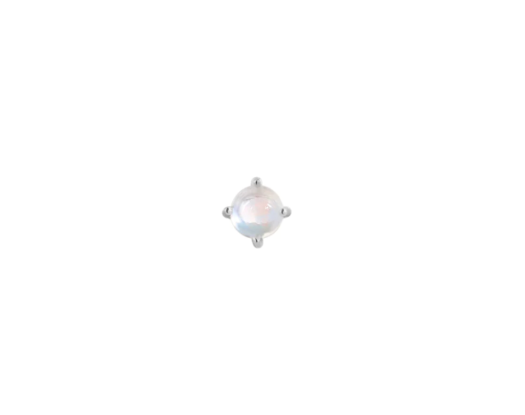 Rainbow Moonstone Prong