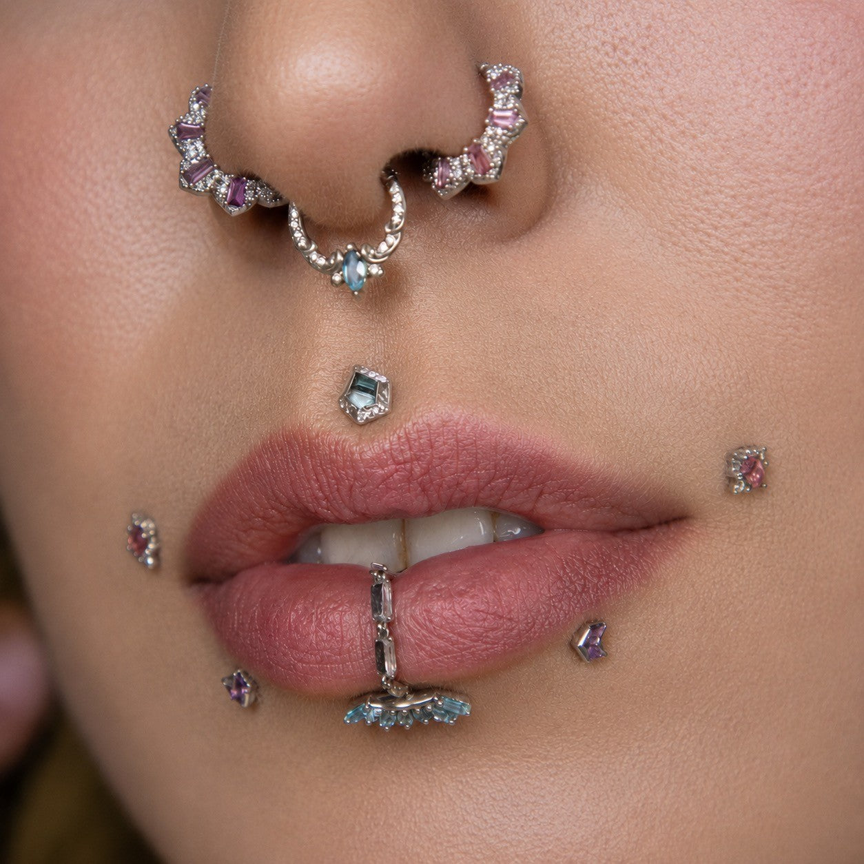 Gilty Pleasure with Pink Tourmaline & Genuine Diamonds