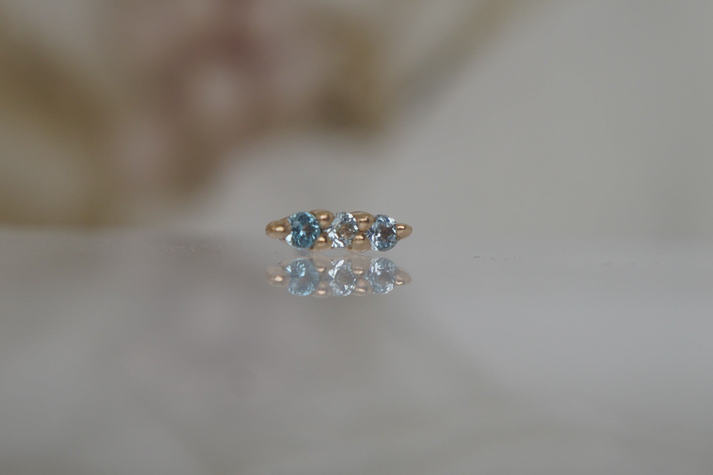 Mishka Prong #3 with London Blue Topaz