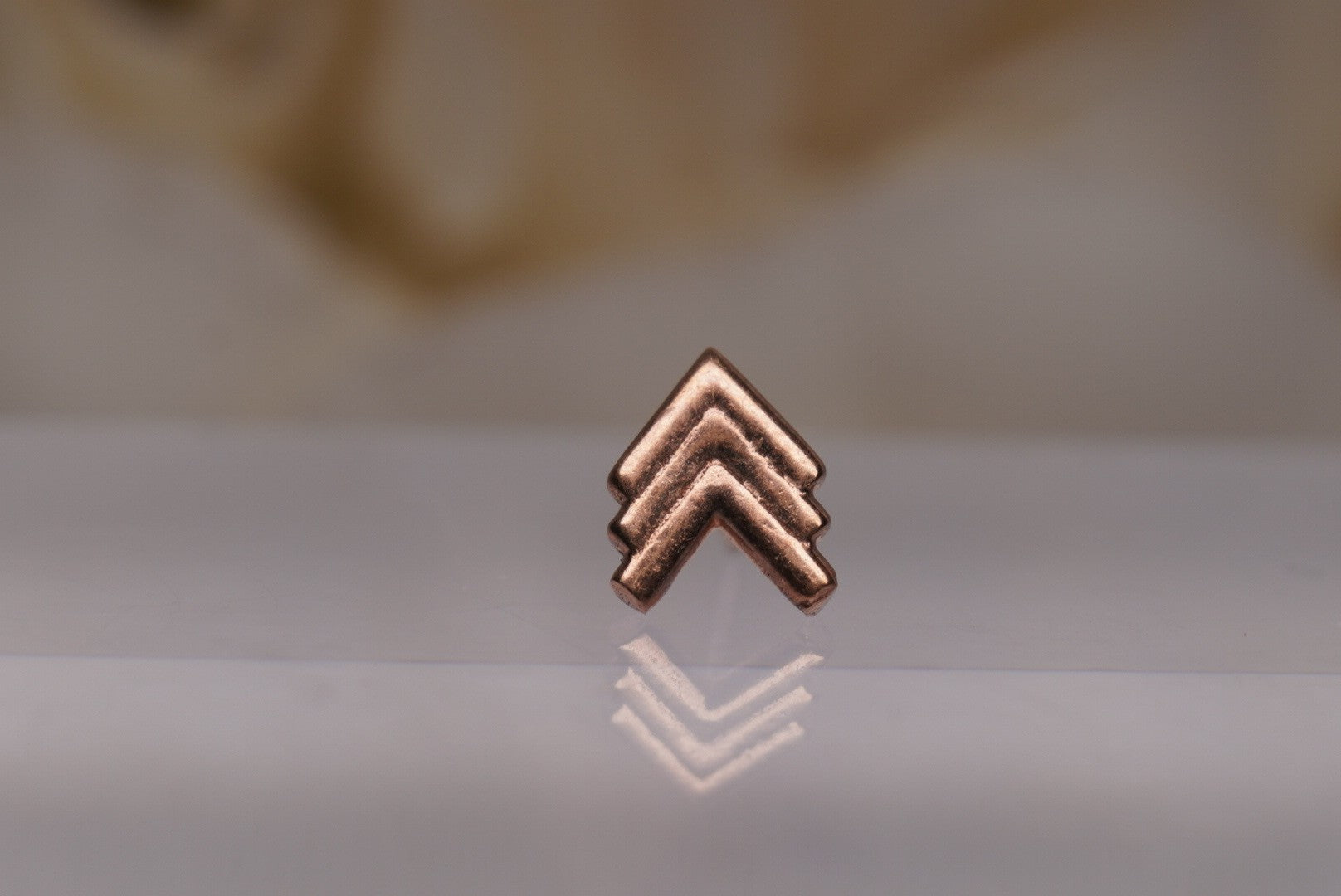 Chevron in Rose Gold
