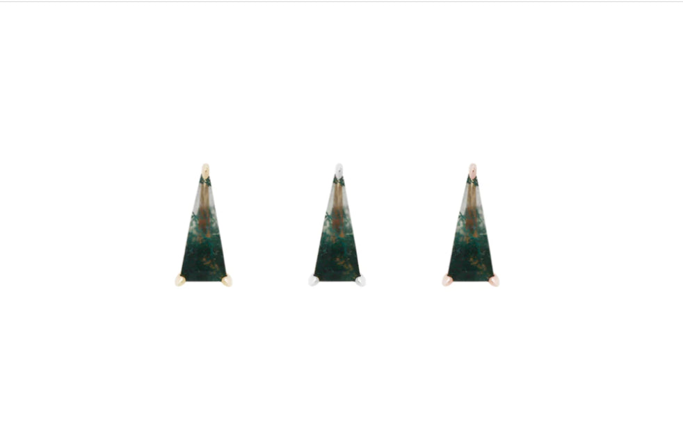 Vela with Moss Agate