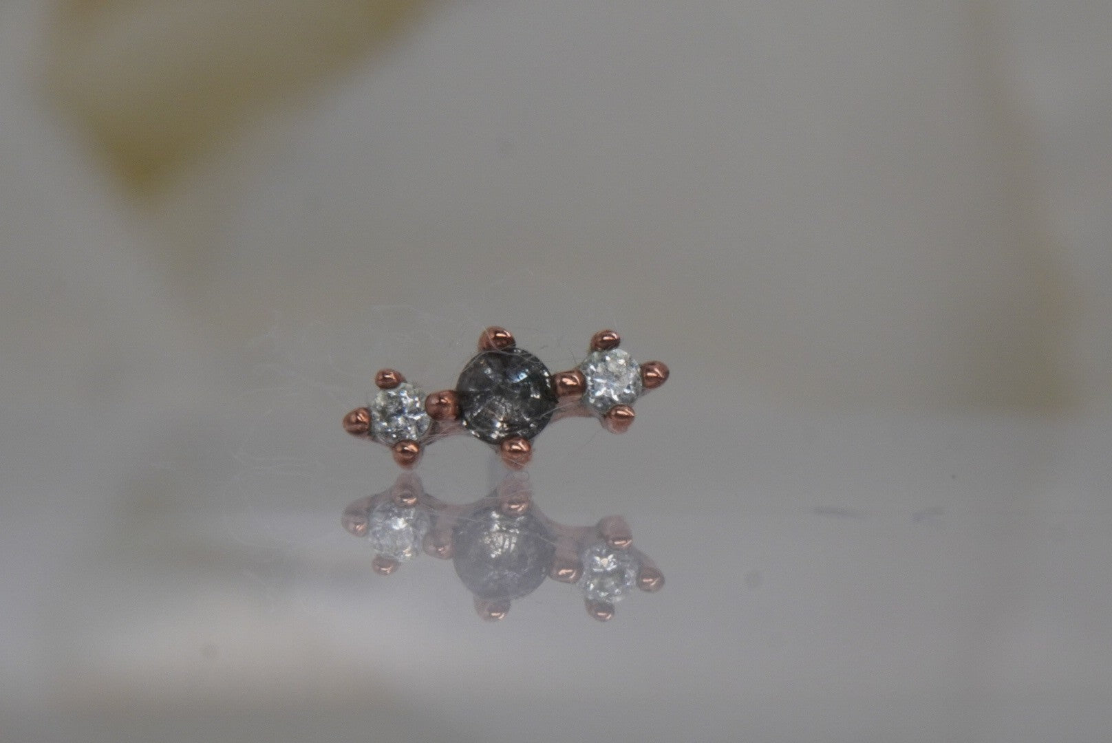 Ghost Flower with Grey Diamonds