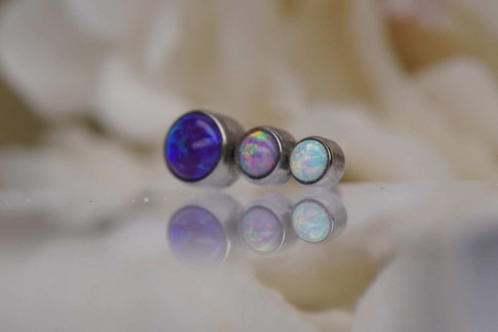 3-Gem (Purple & White Opals)- 14g