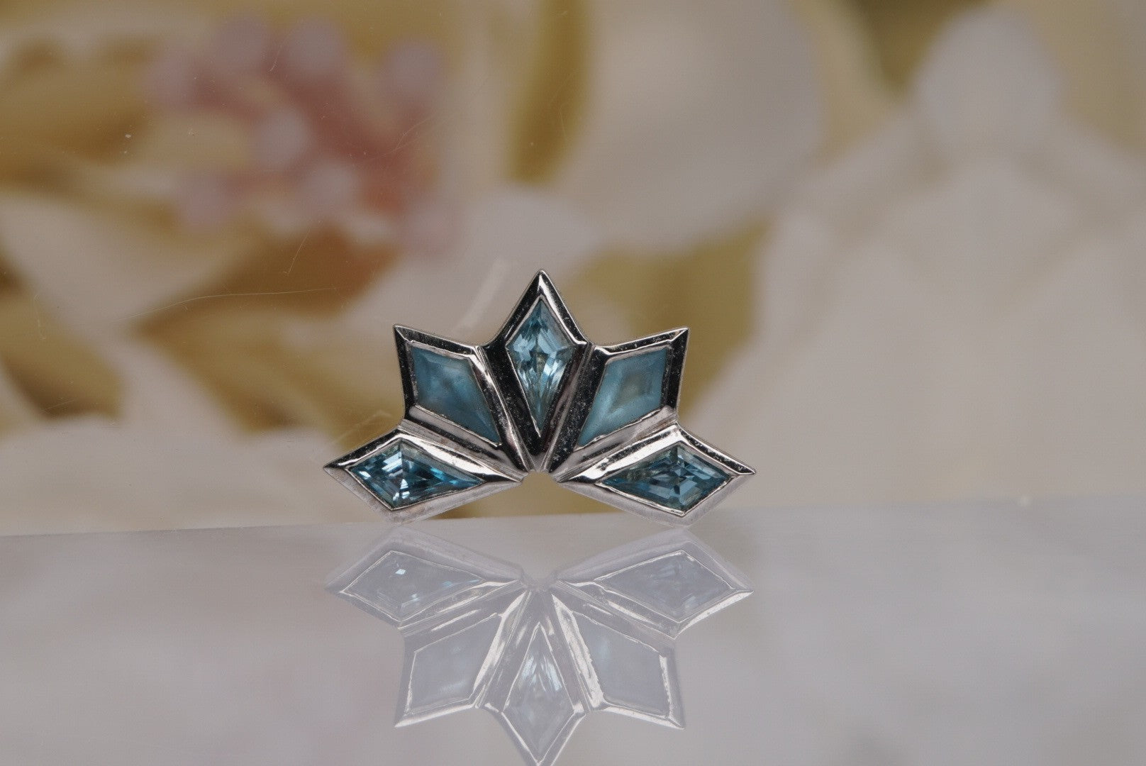 Jezebel with Swiss Blue Topaz