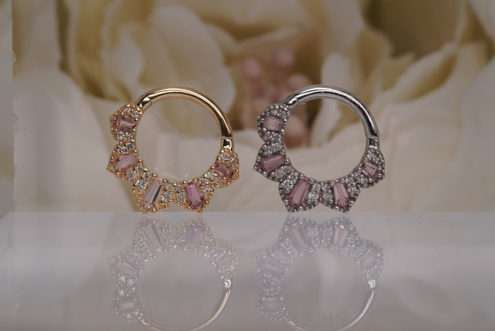 Gilty Pleasure with Pink Tourmaline & Genuine Diamonds