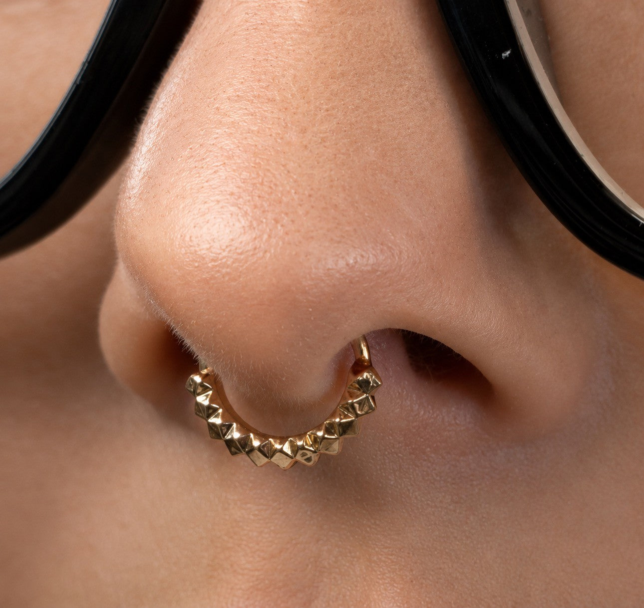 Petite Carbonado Seam Ring