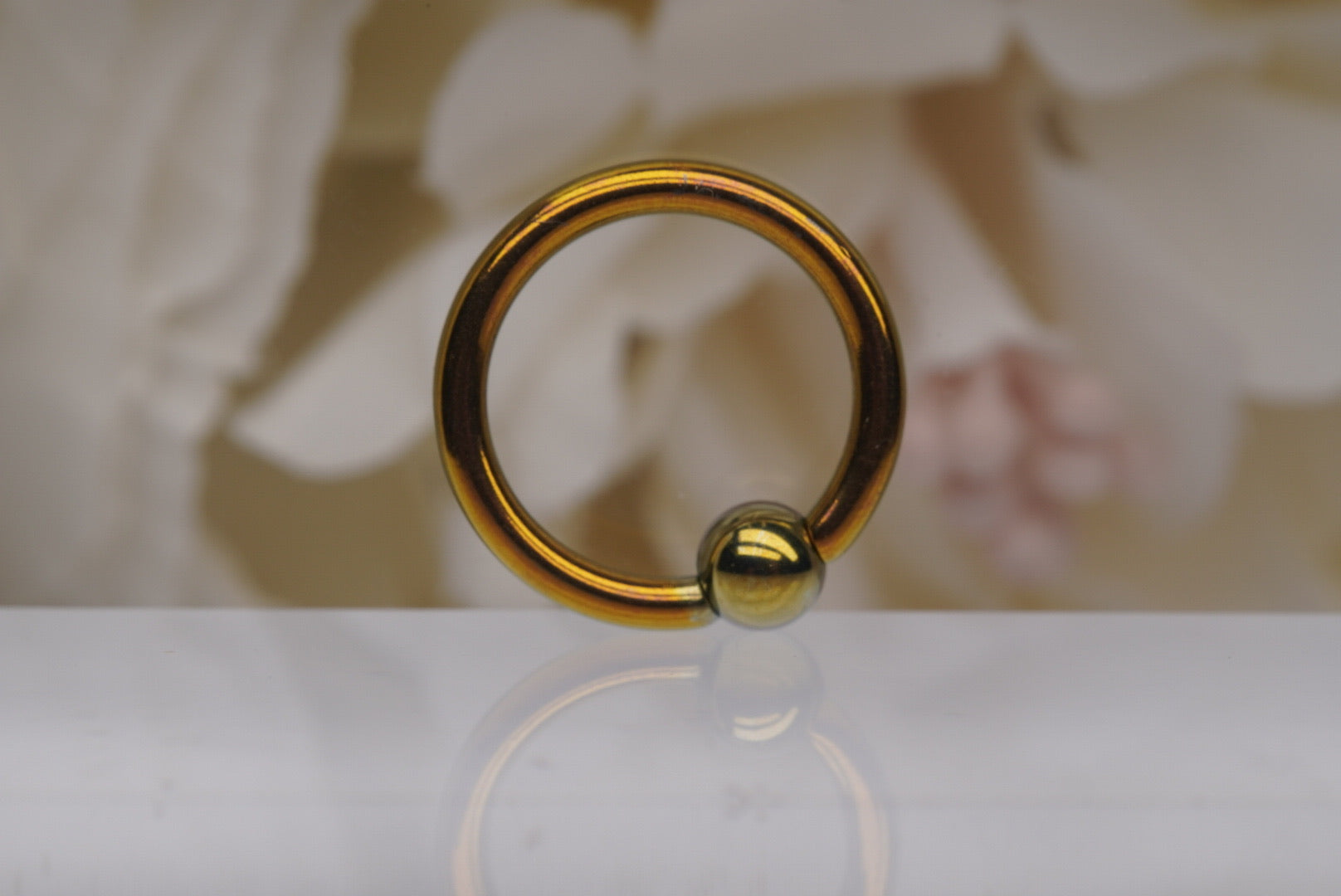16g Anodized Niobium Captive Bead Rings