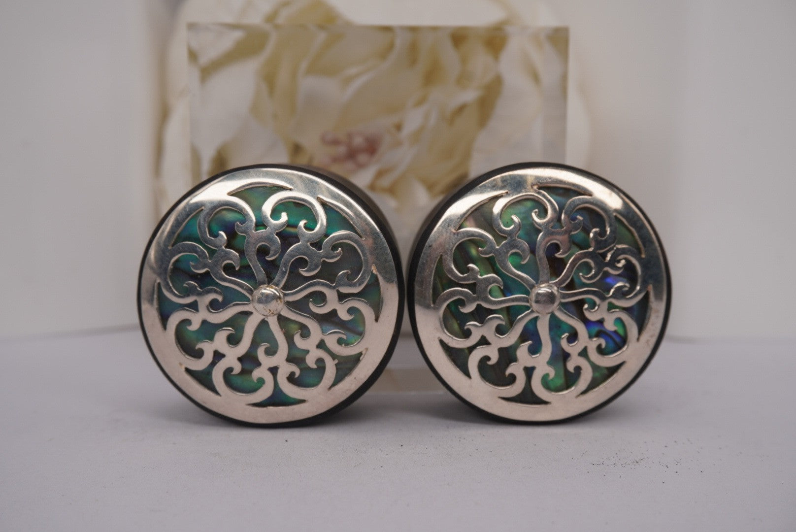 Idol- Silver Plated with Abalone