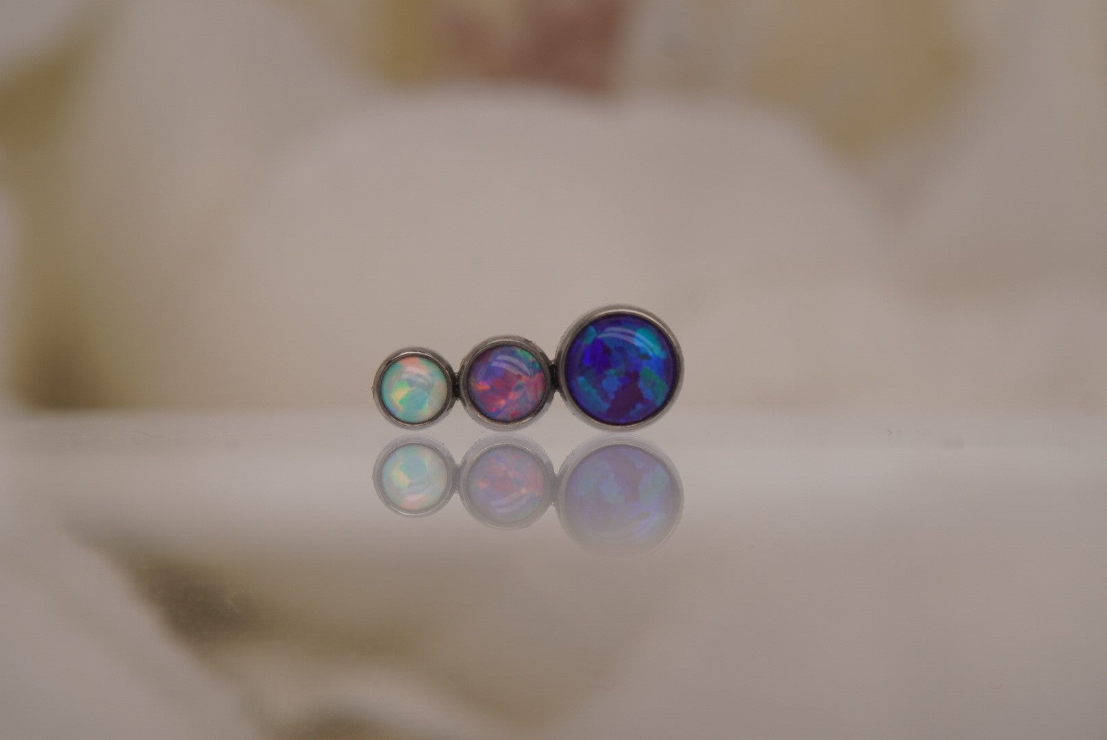 3-Gem (Purple & White Opals) 16g