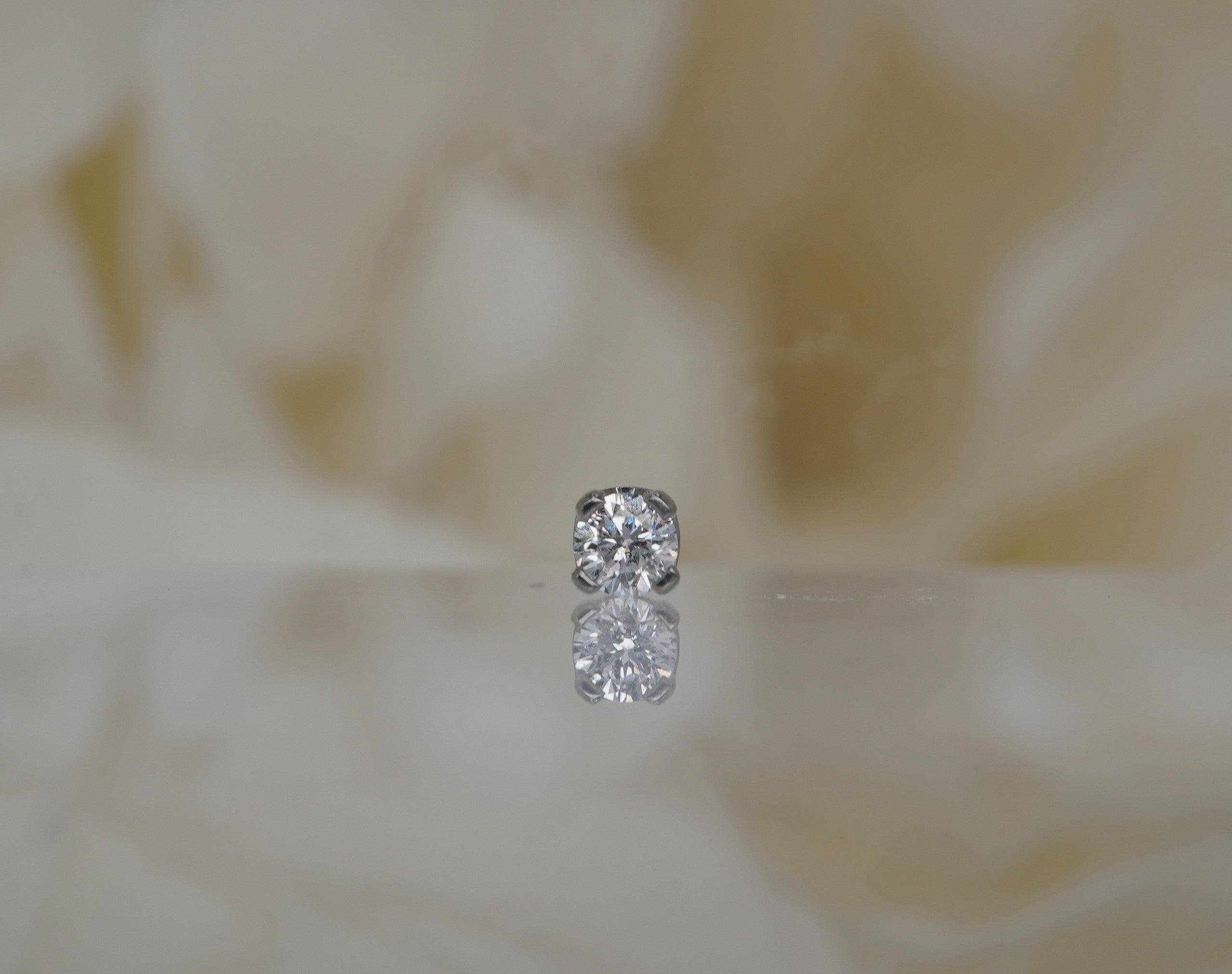 Titanium Prong with Diamonds