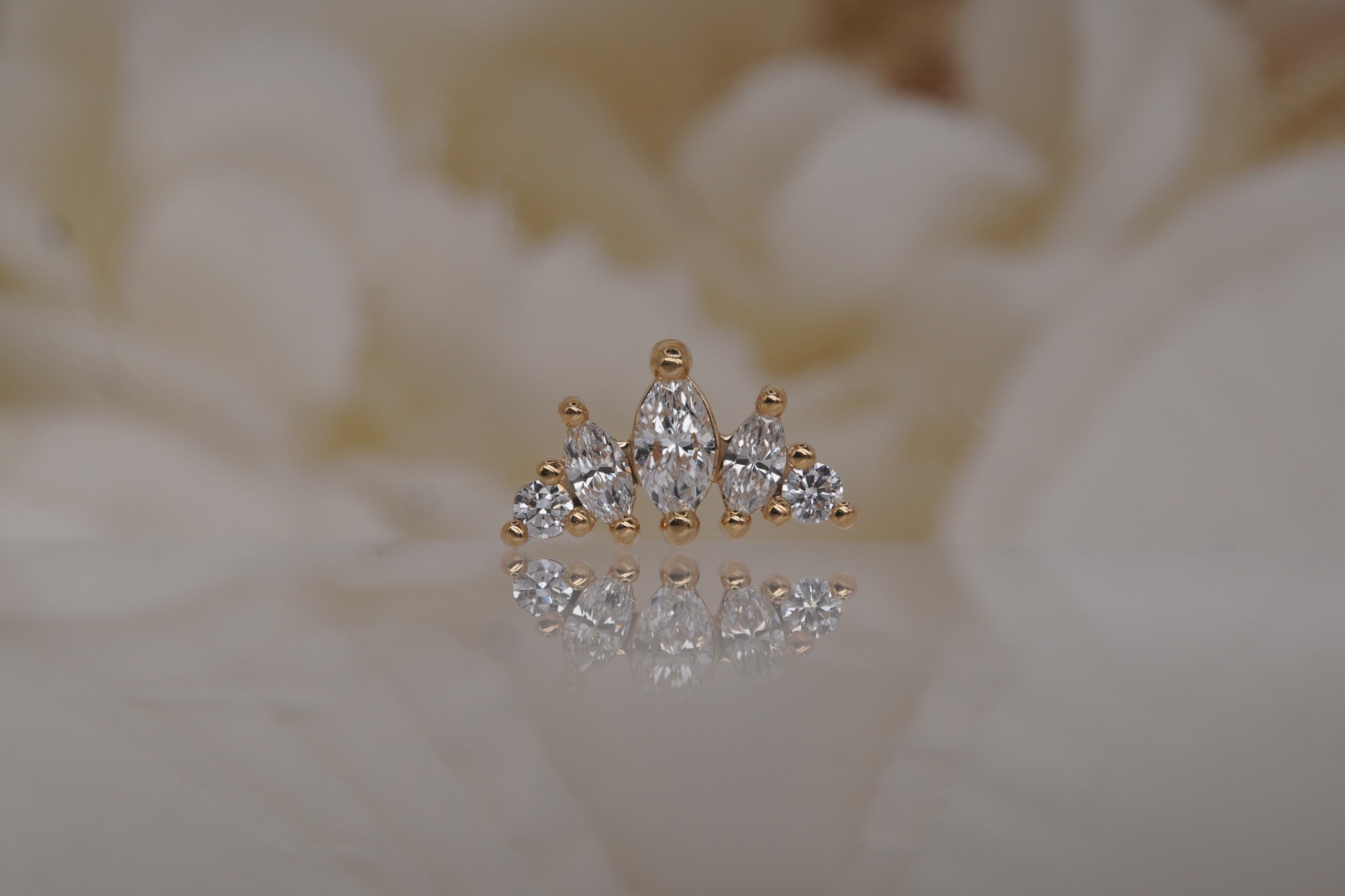 Diadem with Lab Created Diamonds
