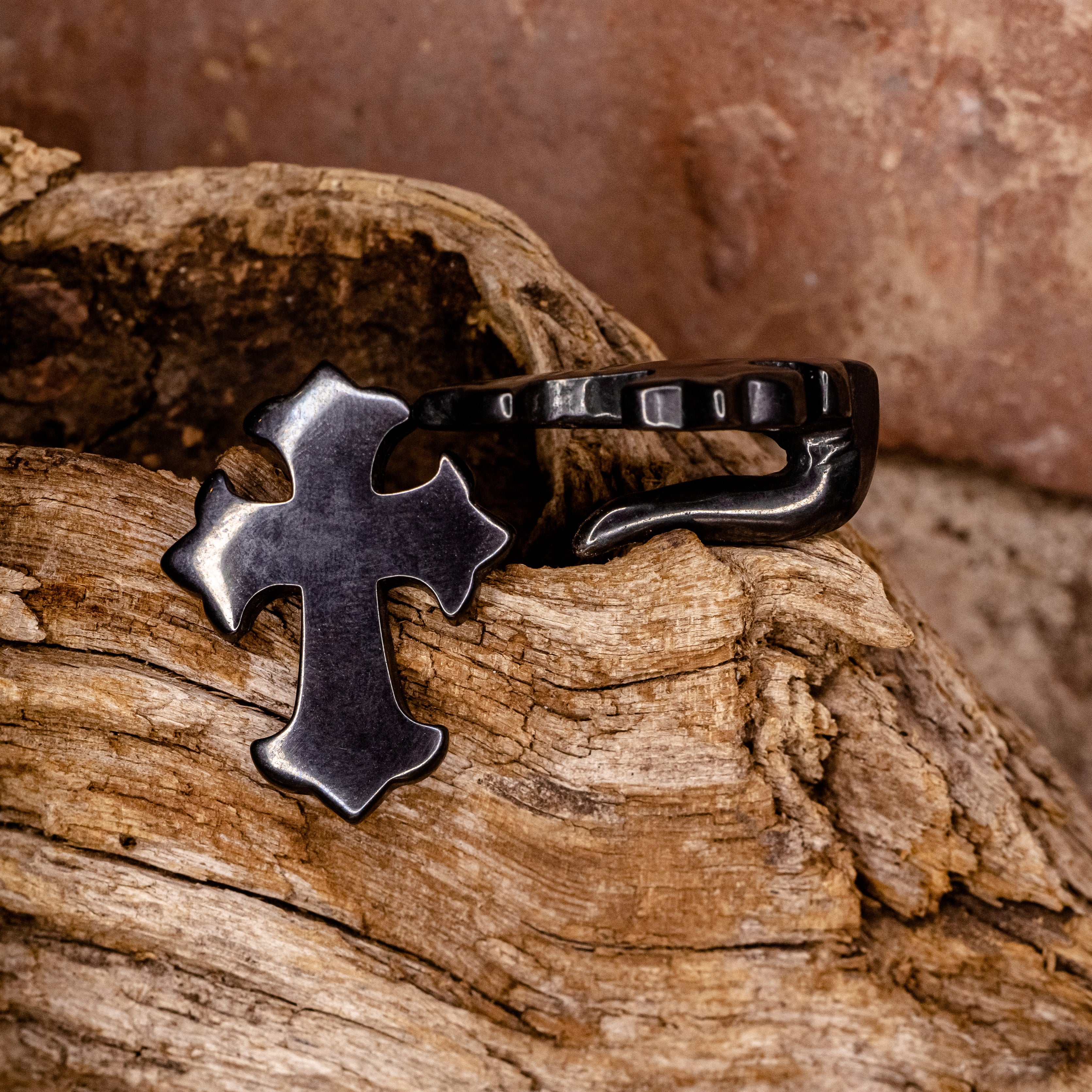 Hematite Cross- 2g