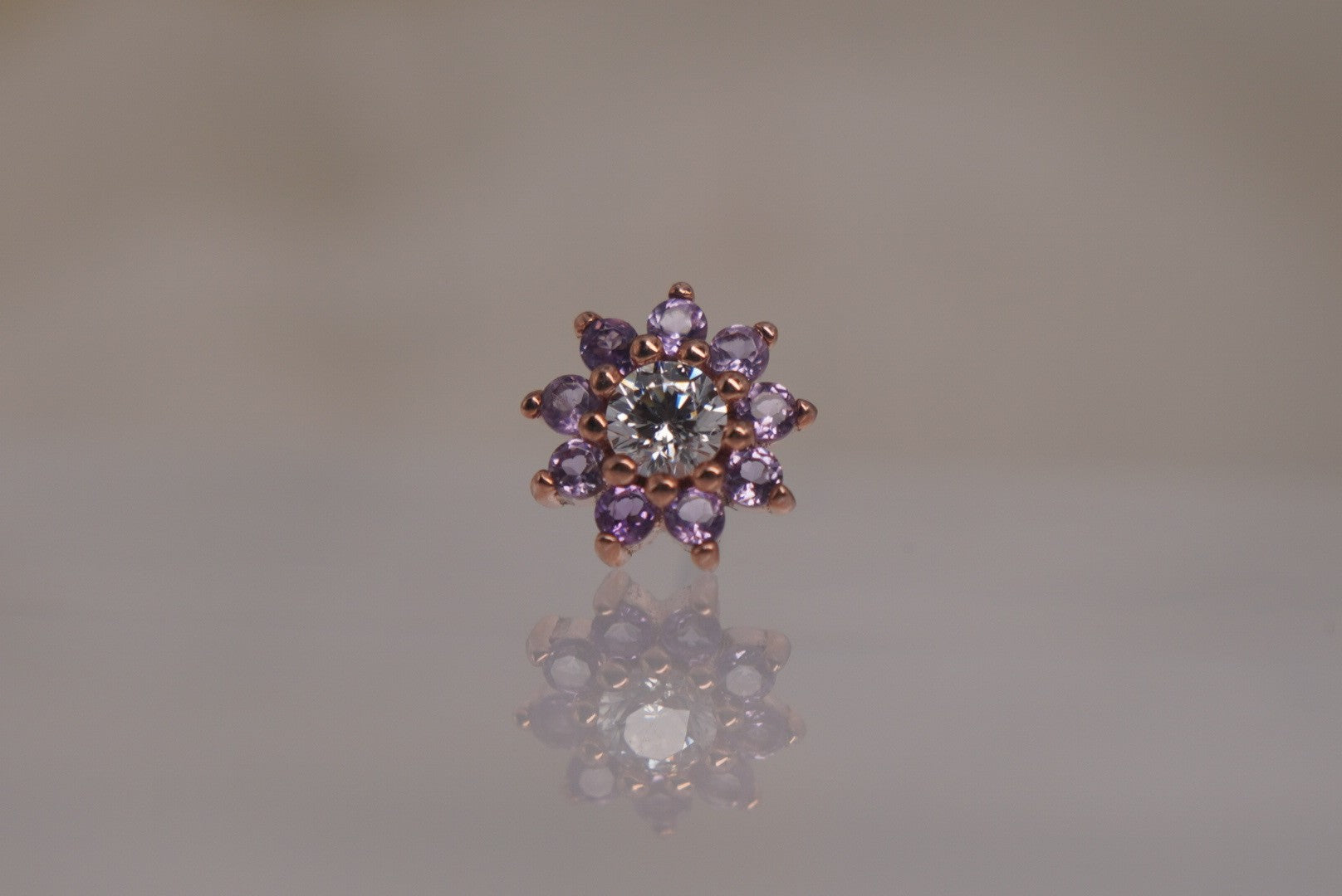 Eloise Flower with Amethyst