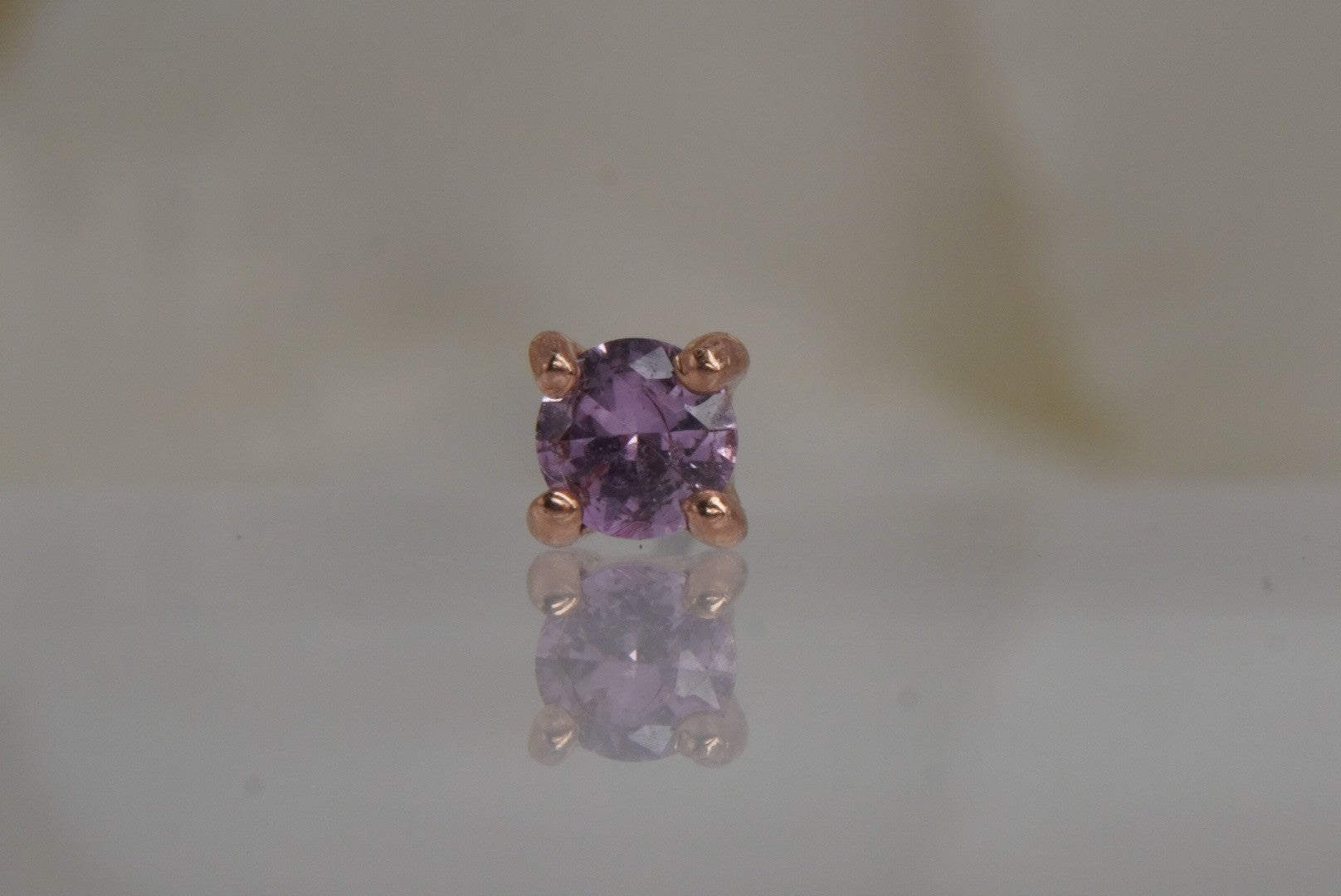 Pink Sapphire Prong
