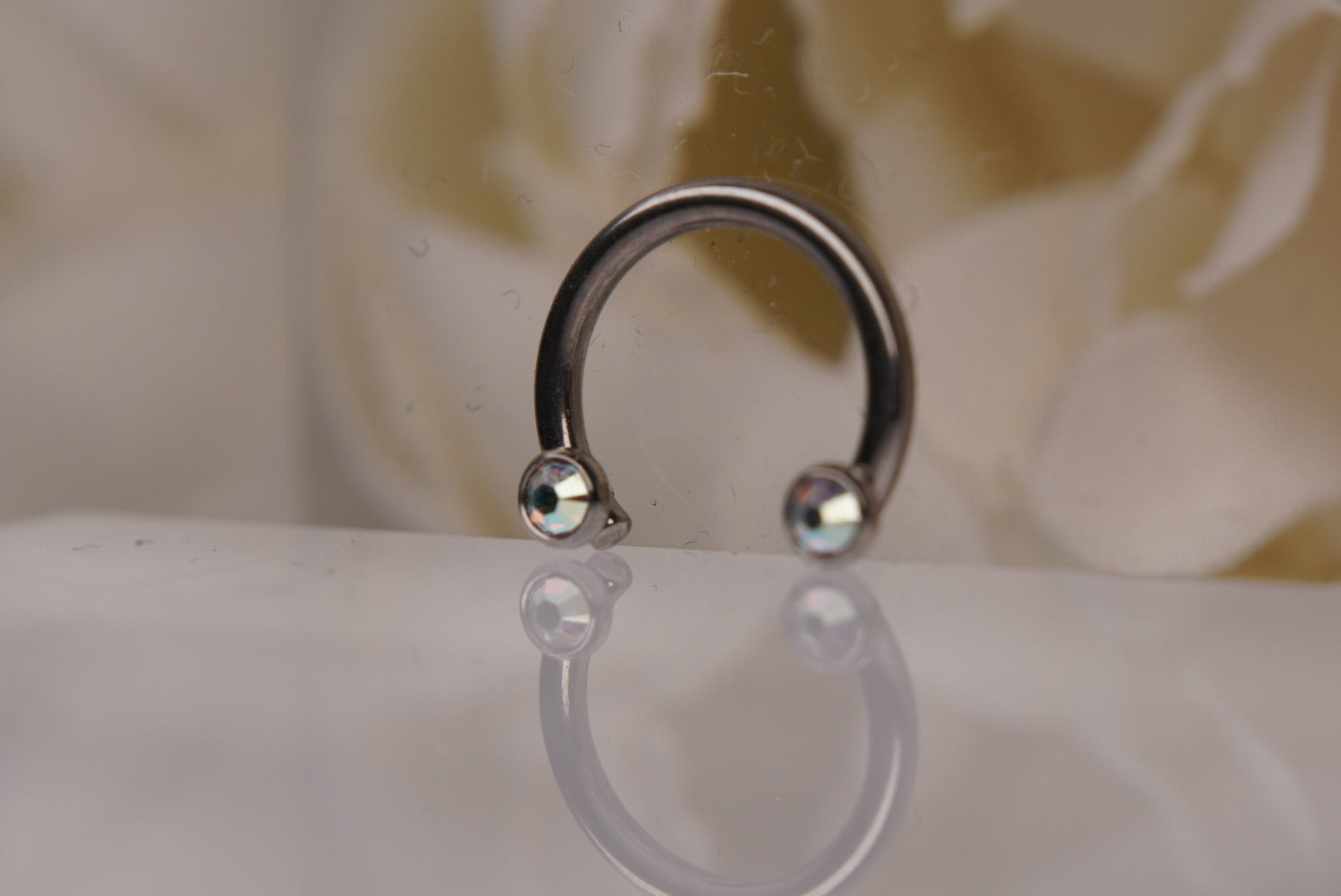 14g Forward Facing Circular Barbell