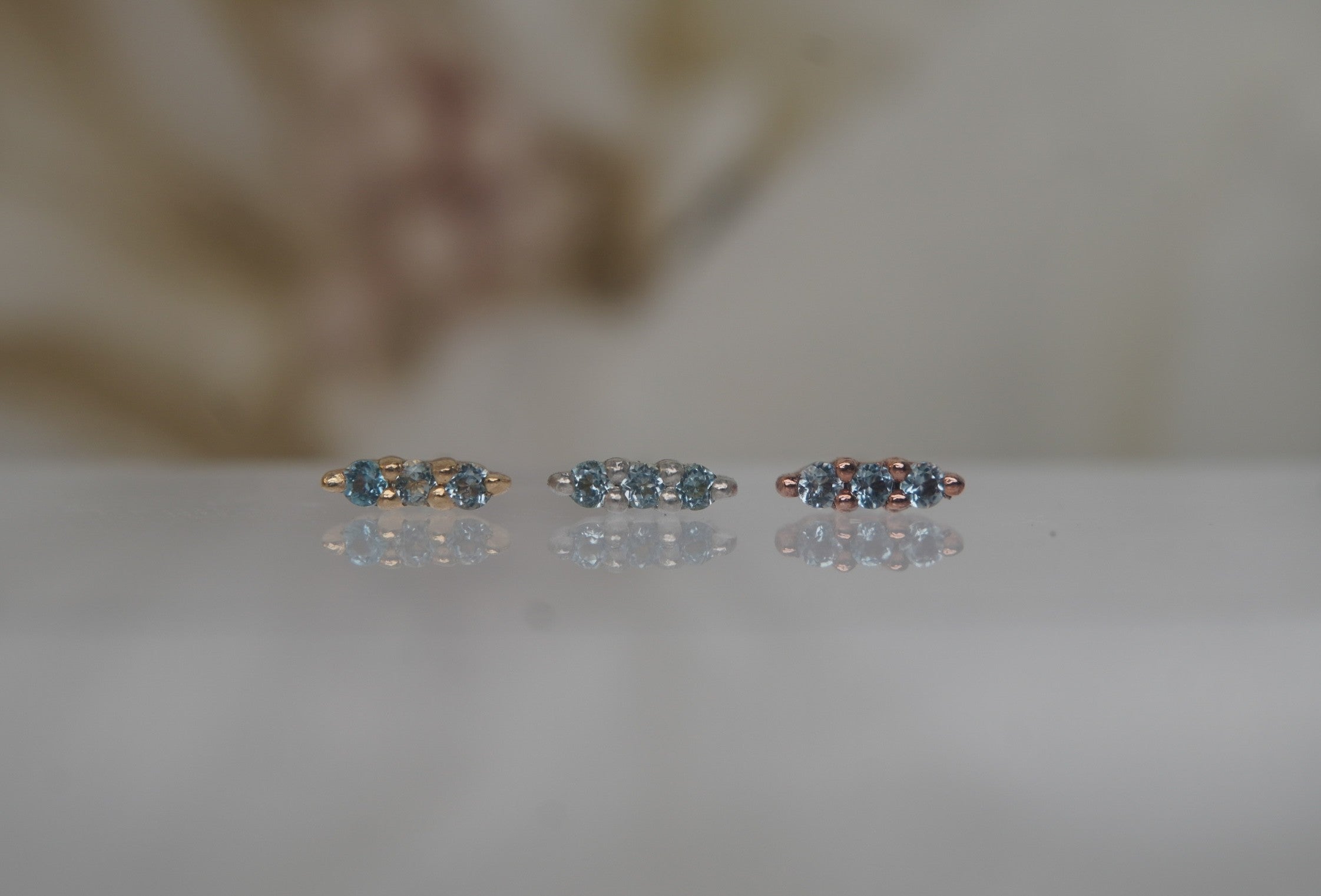 Mishka Prong #3 with London Blue Topaz