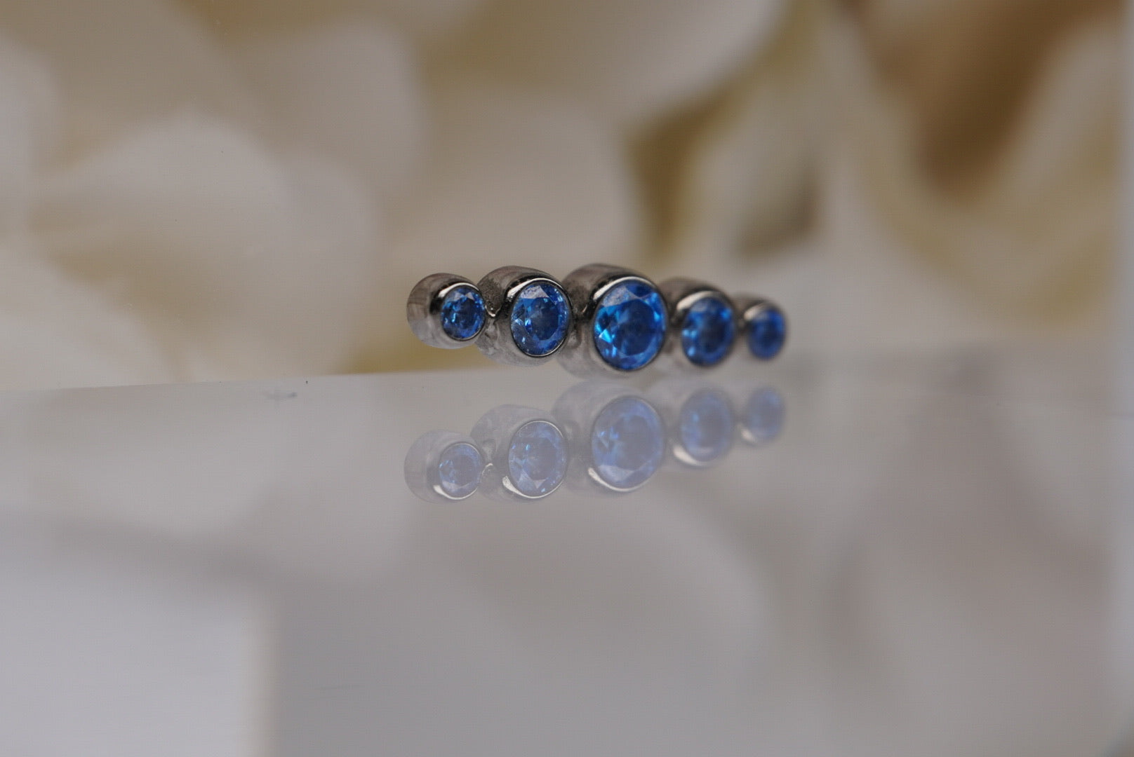 5-Gem Small in Arctic Blue- 12/14g