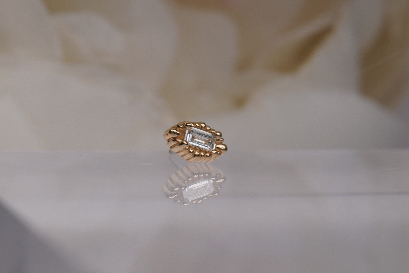 Melange Baguette with Diamonds