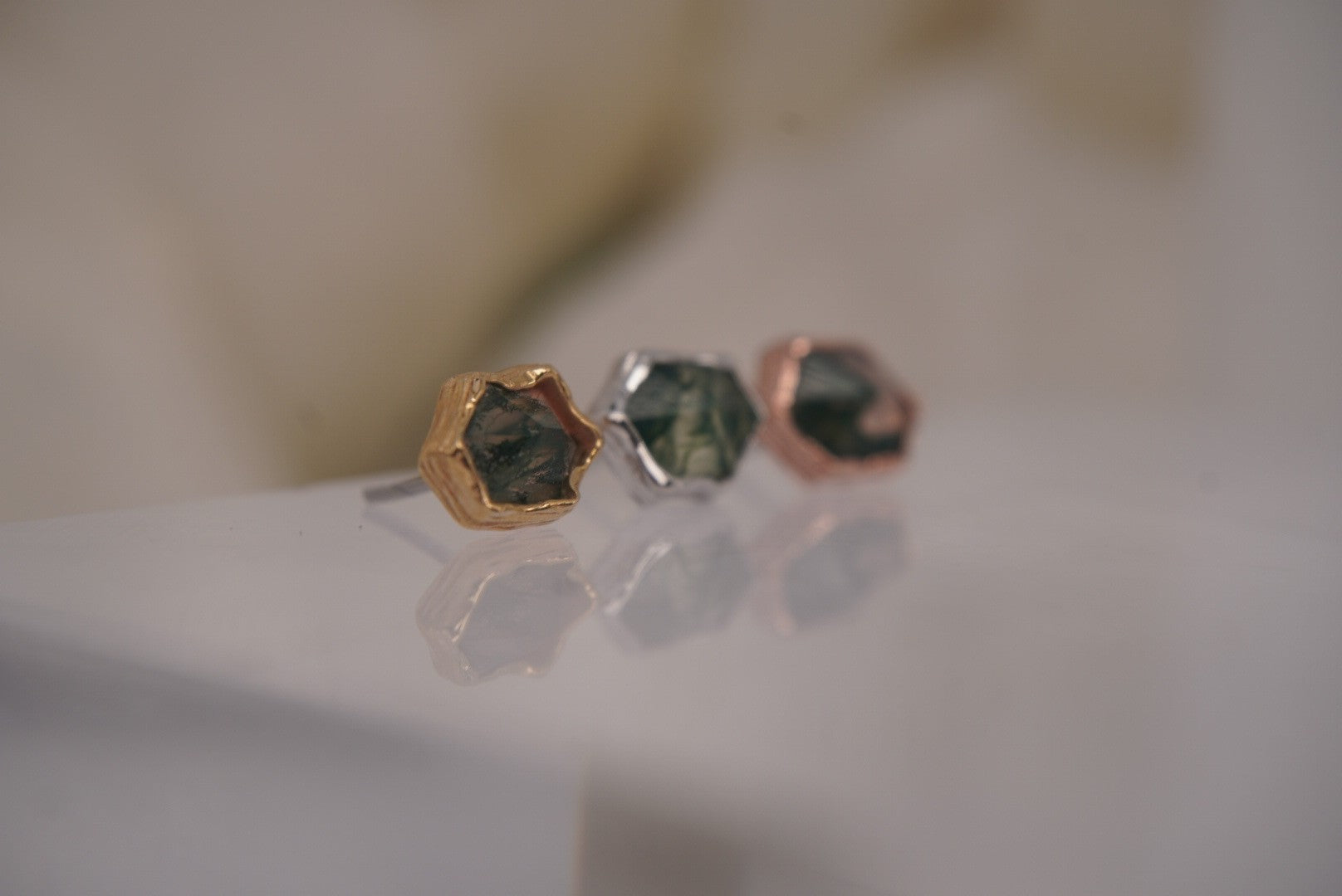 Mini Pump Up the Volume- Moss Agate
