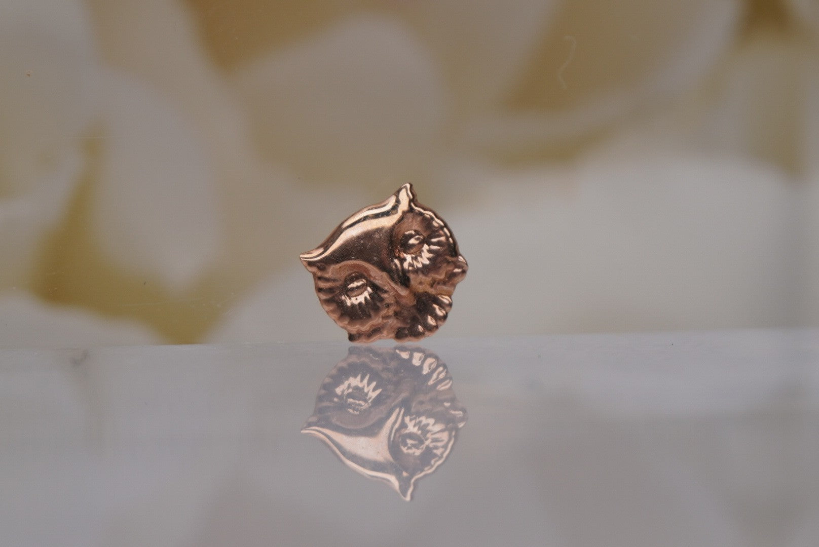 Owl Head in Gold-16g