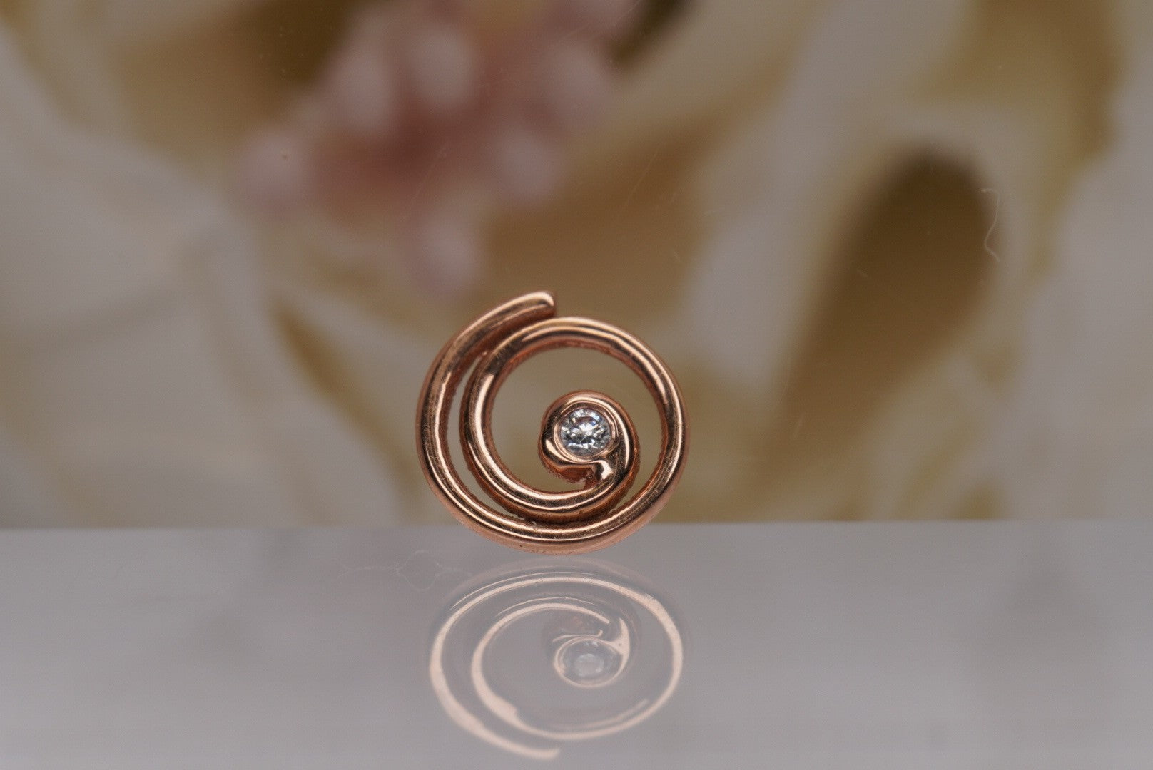 Melody Swirl in Rose Gold