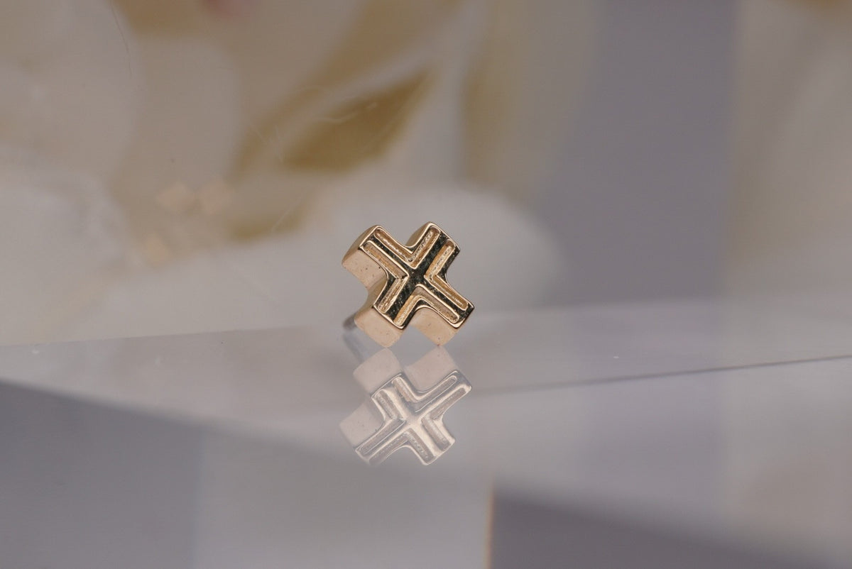 Tether 14k "Pillar" X Threadless Yellow gold white gold rose gold