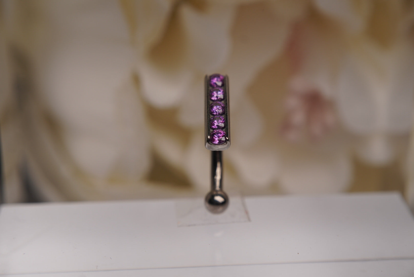 5-Gem Top Hanging with Various Crystals in 14g