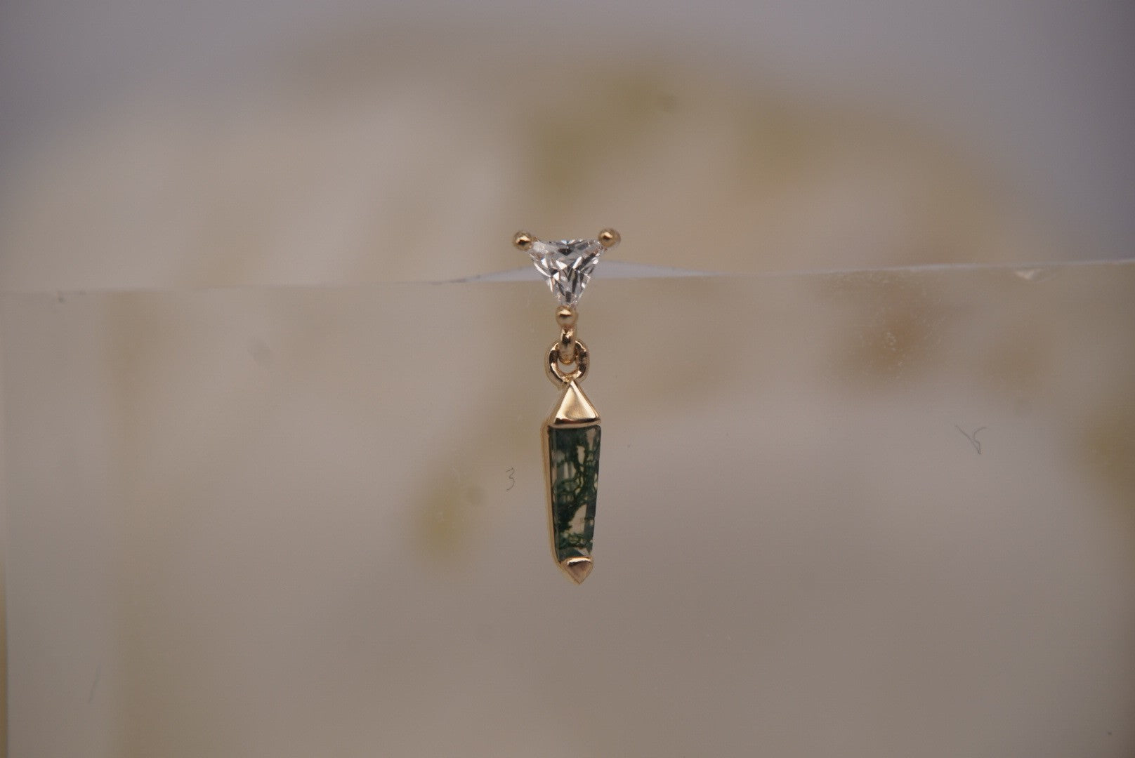 Savvy with Moss Agate