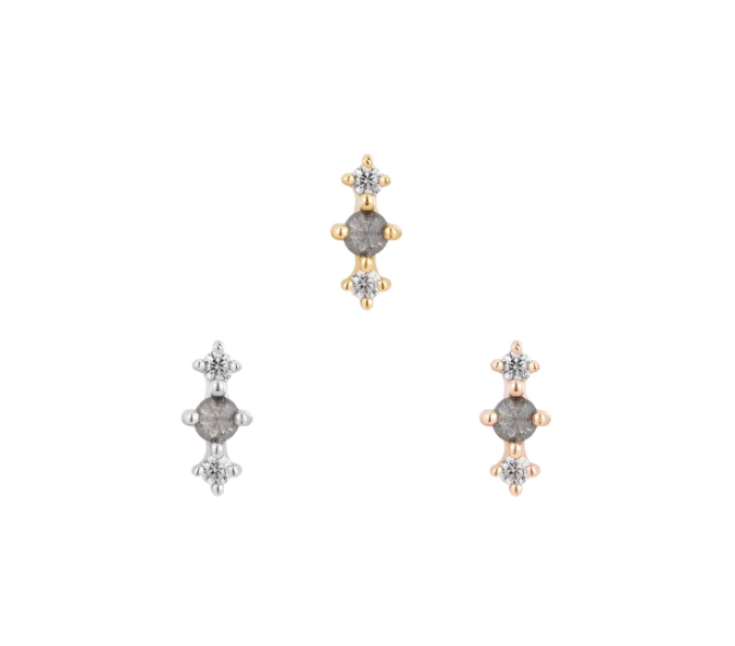 Ghost Flower with Grey Diamonds