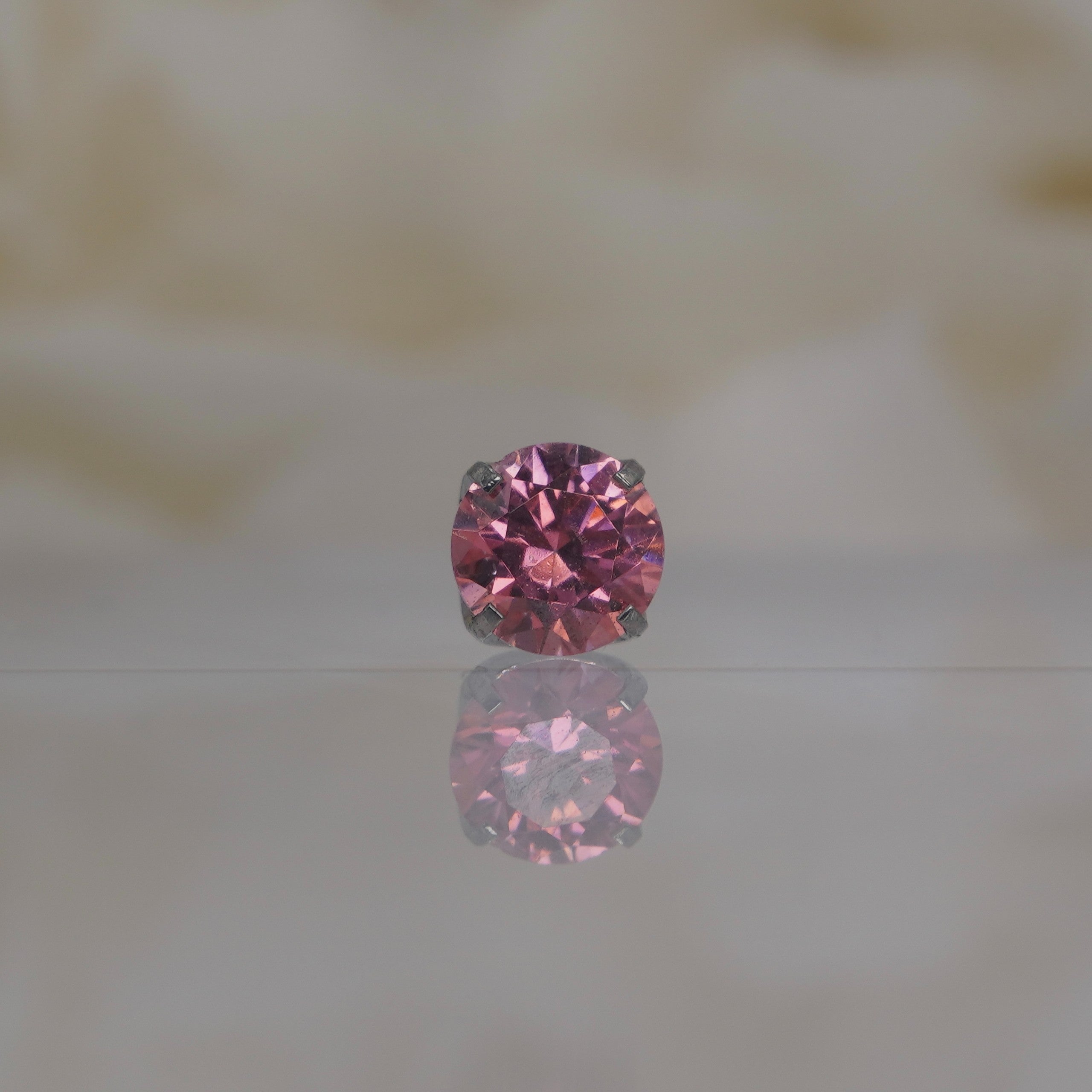 Special Pink Crystal - 4 Prong