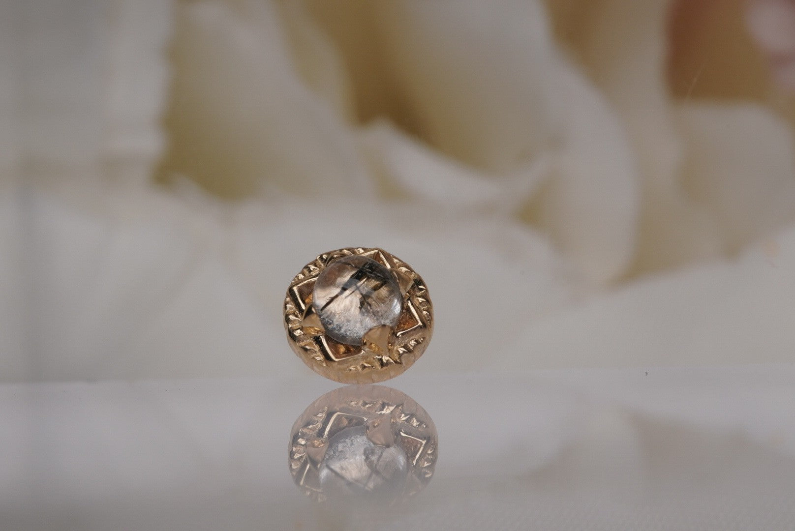 Omega 24 with Tourmalated Quartz