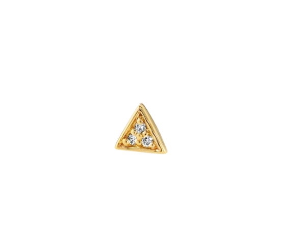 Micro Pave Triangle
