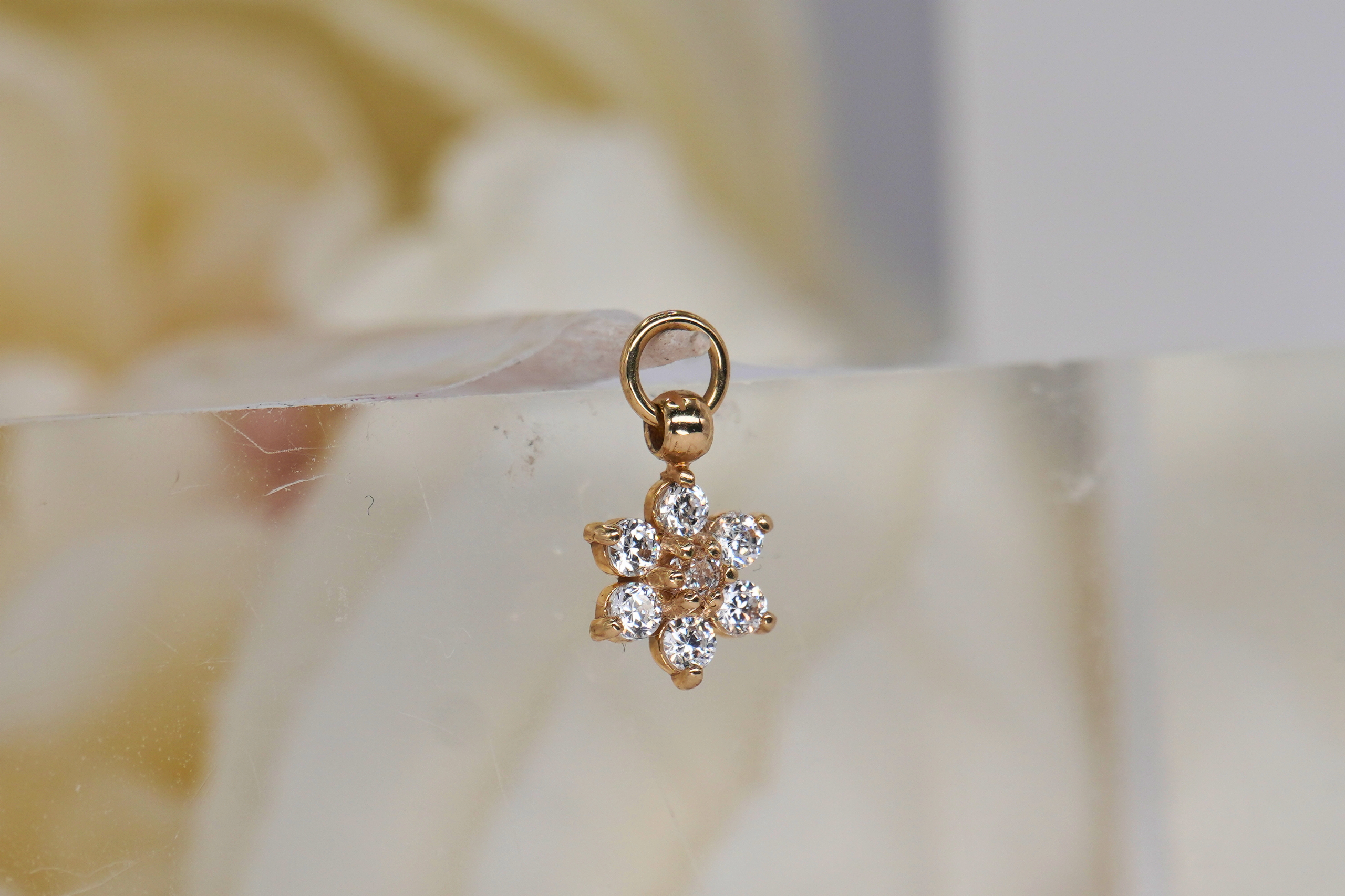 Delicate Flower Charm