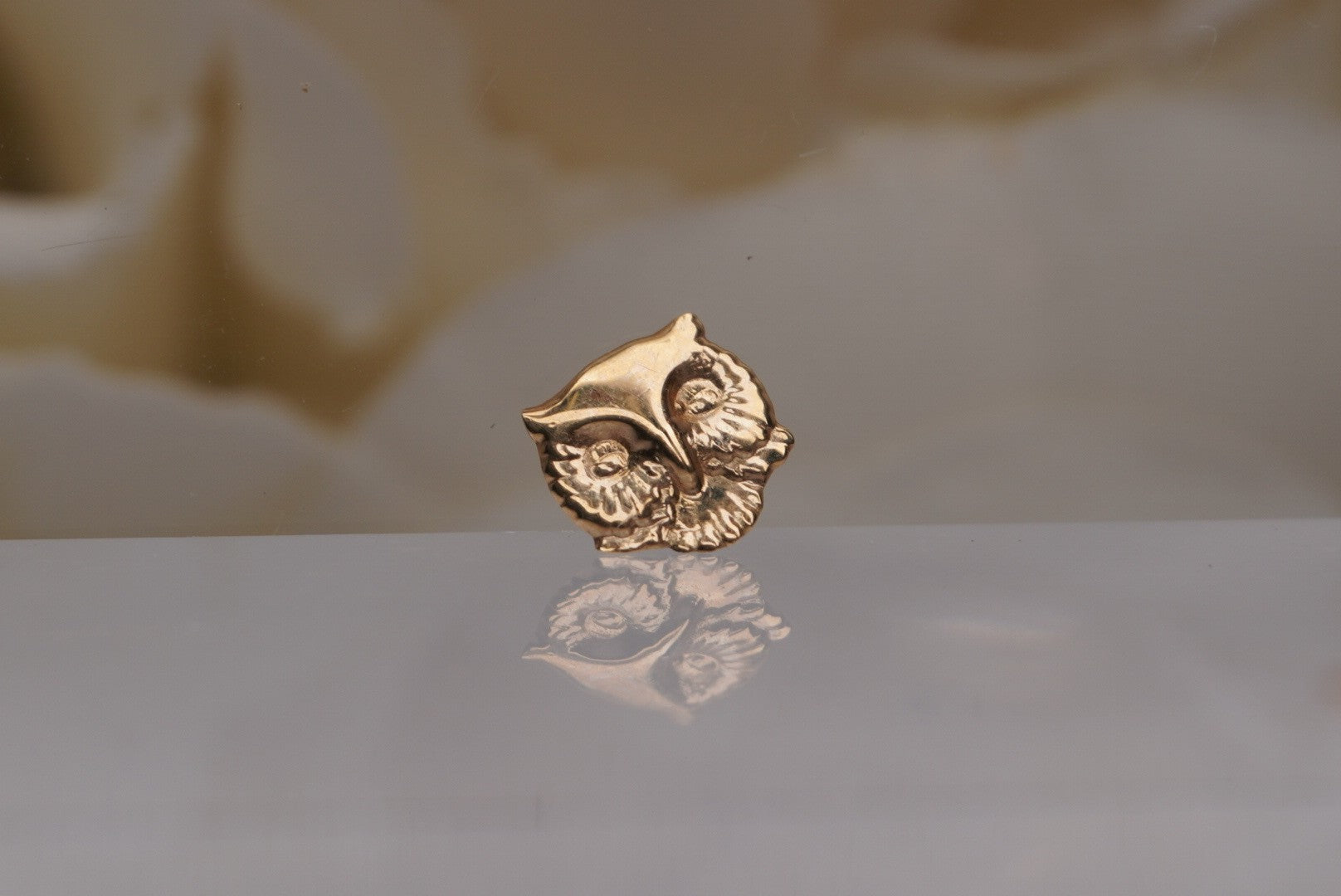 Owl Head in Gold-16g