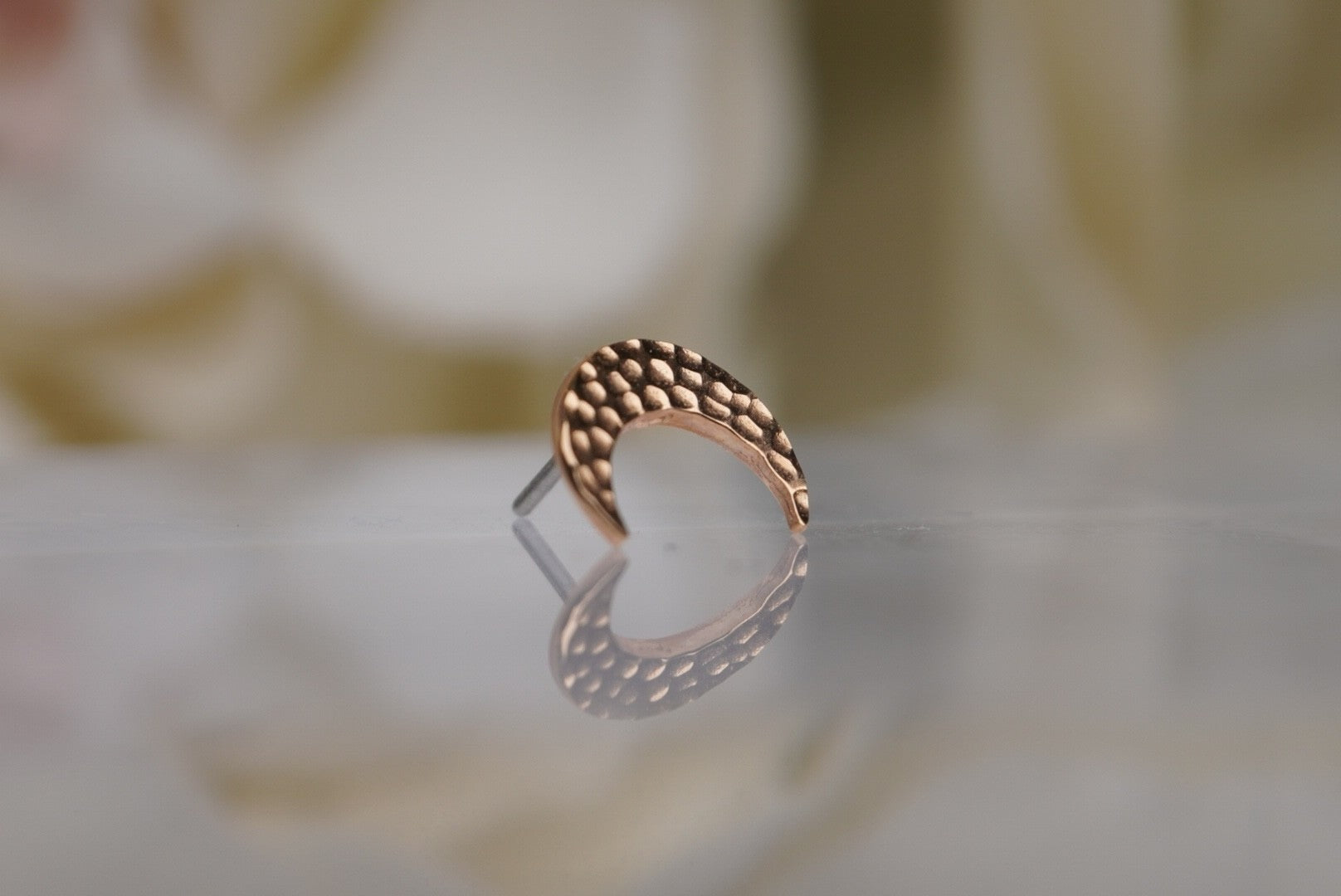Hammered Crescent Moon