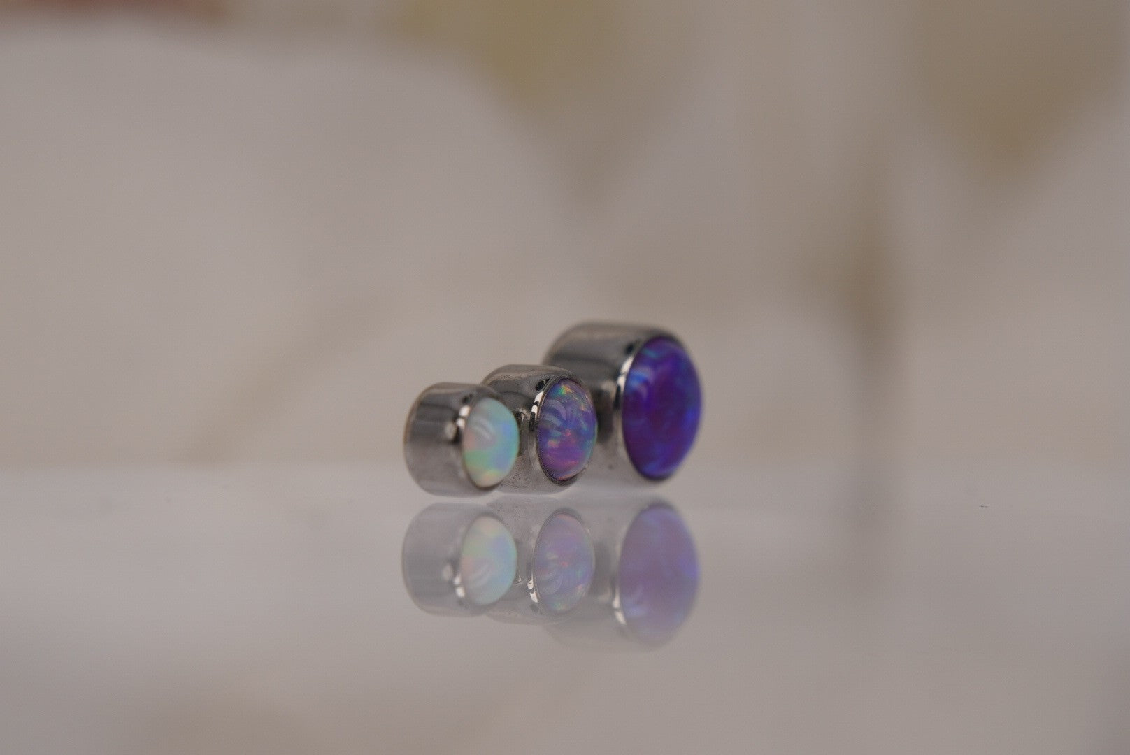 3-Gem (Purple & White Opals) 16g
