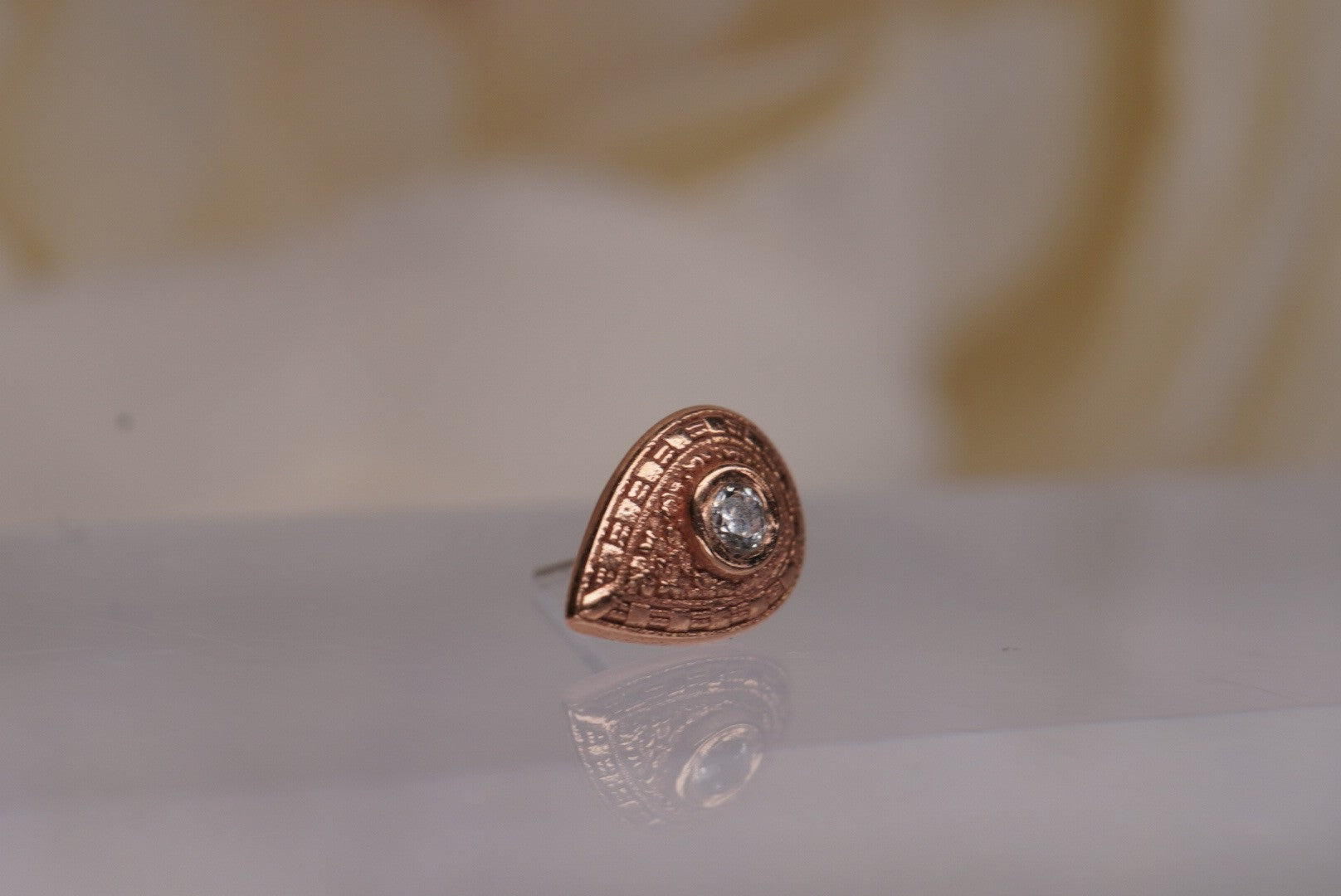 Pear Relic in Rose Gold