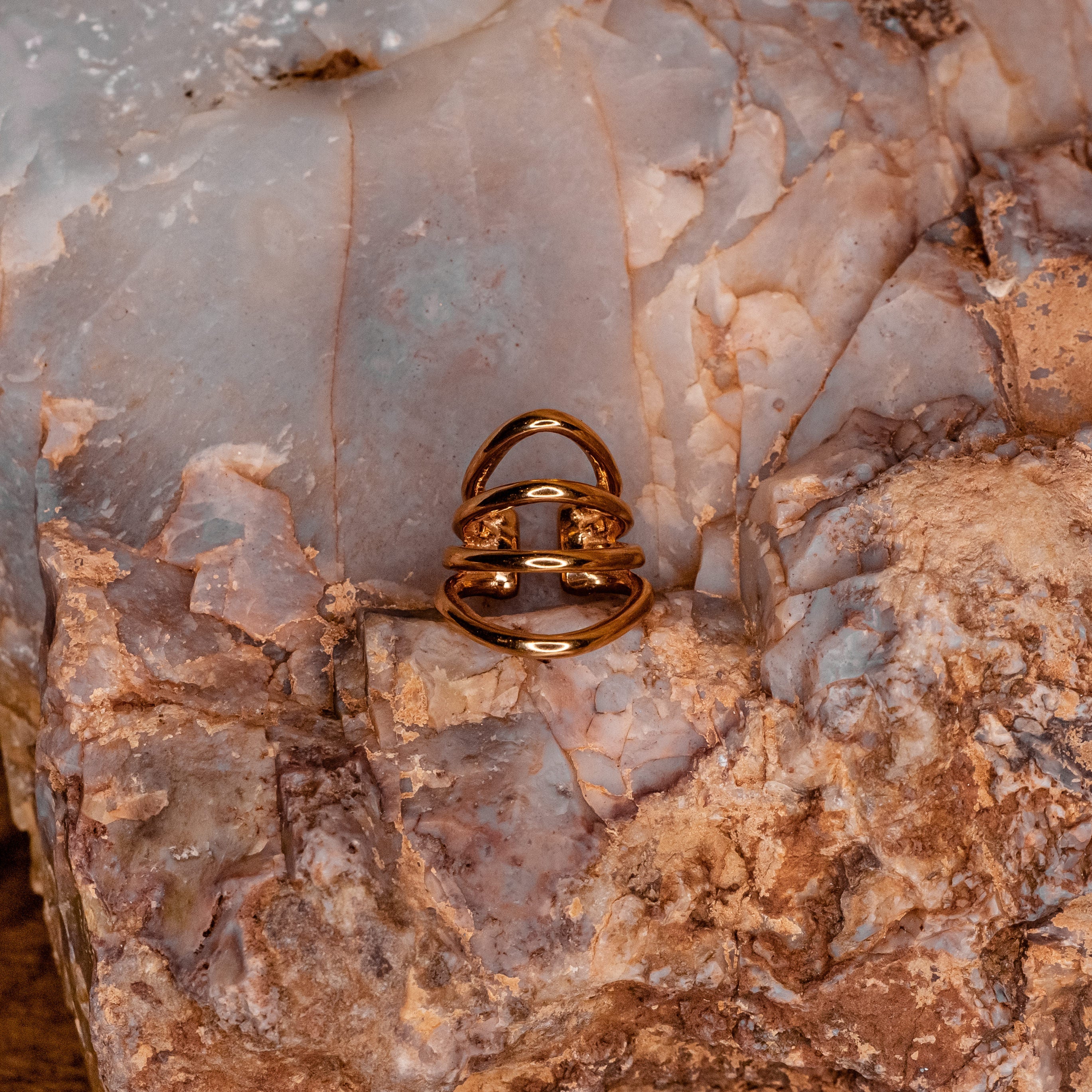 Little Warrior Ear Cuff- Rose Gold Plated