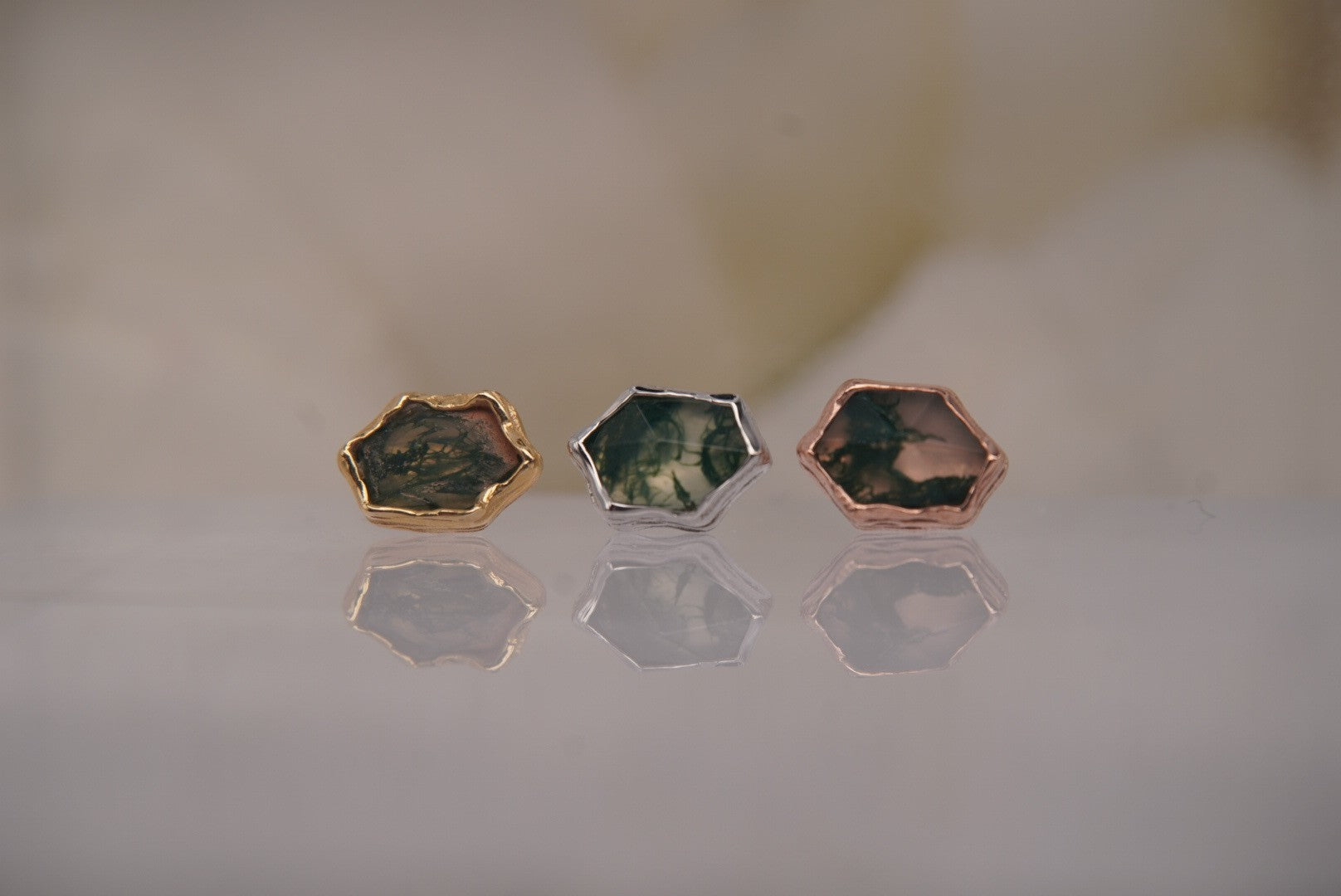 Mini Pump Up the Volume- Moss Agate