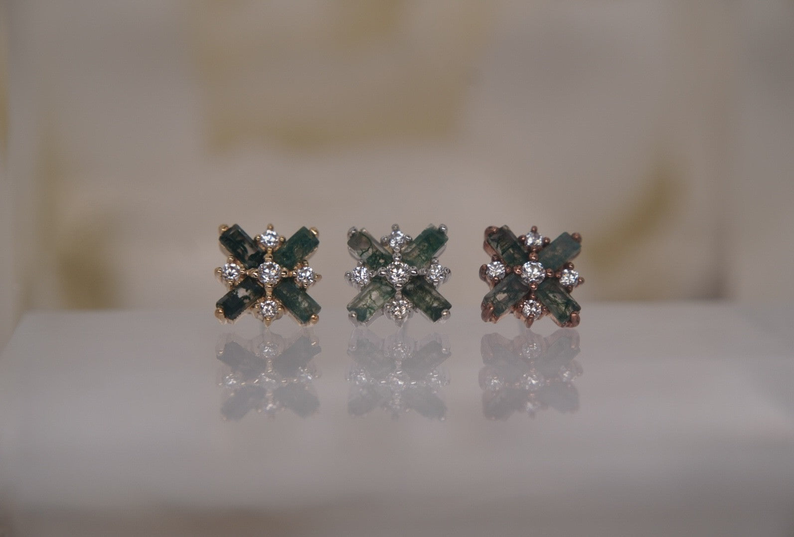 Covet with Moss Agate