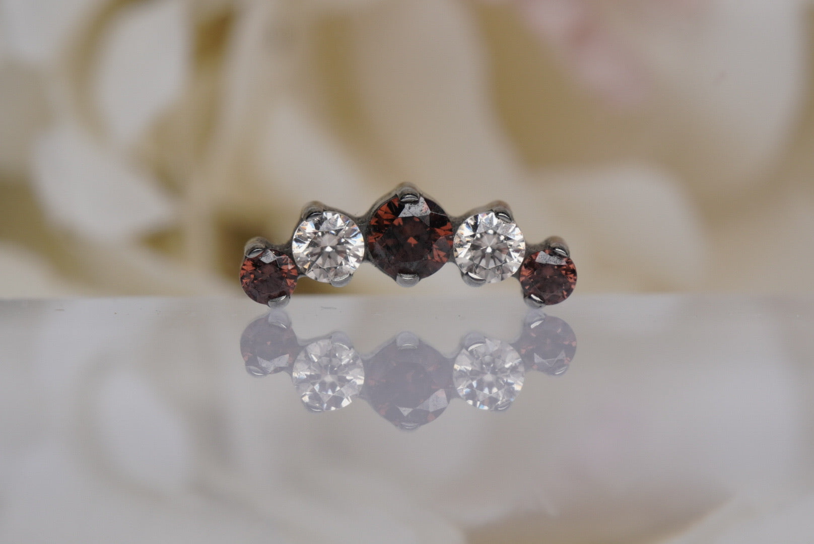 Brown & Champagne Crystal Prium- 12/14g