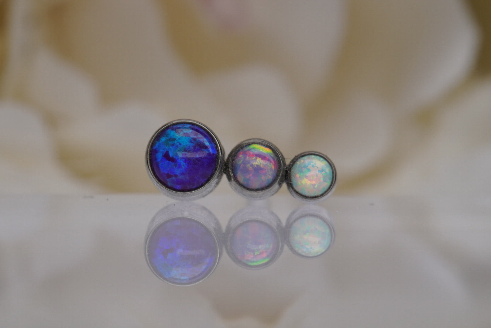 3-Gem (Purple & White Opals)- 14g